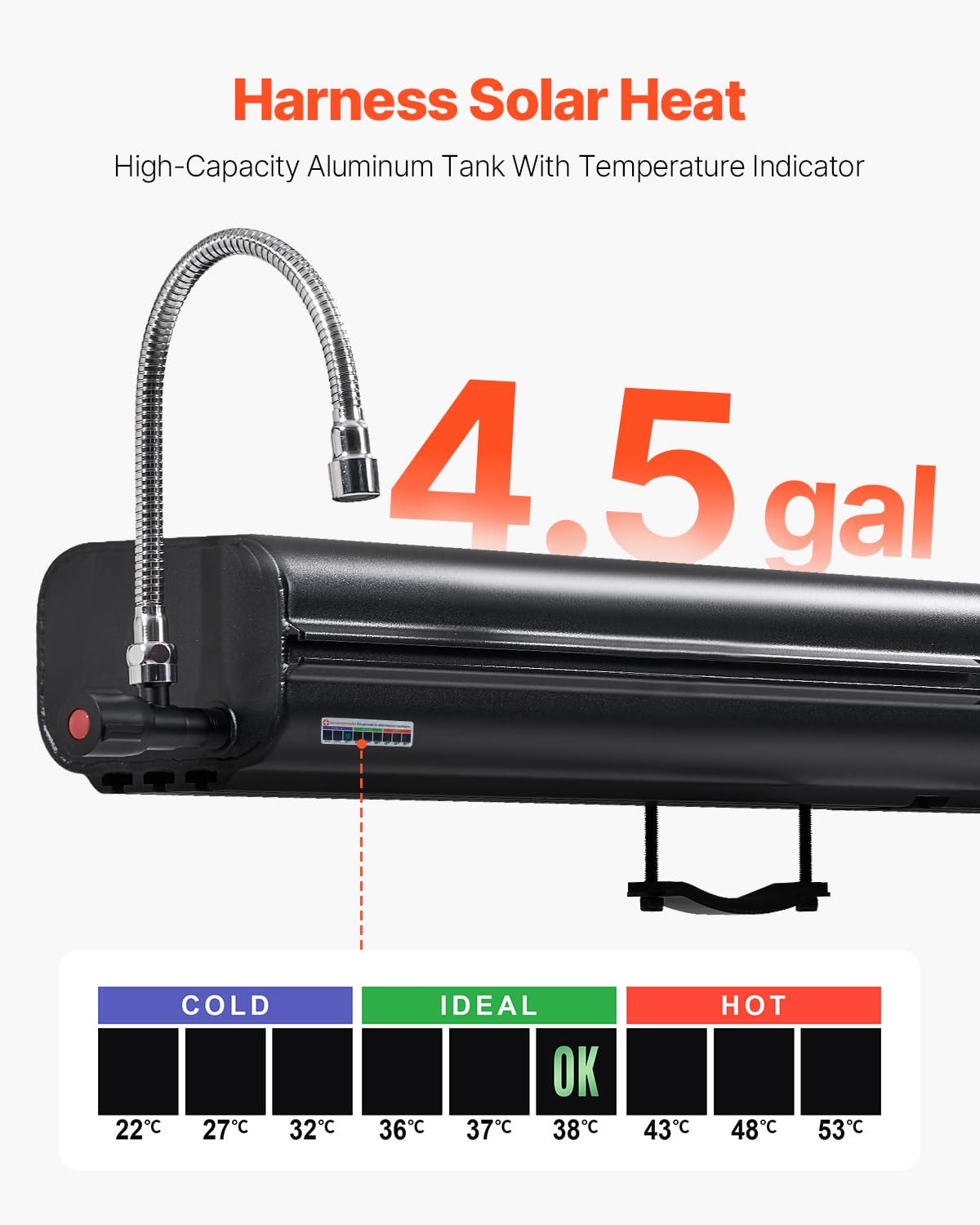 Foto 5 pulgar | Tanque De Agua Presurizado Vevor 17l De Aluminio Ligero - Venta Internacional.