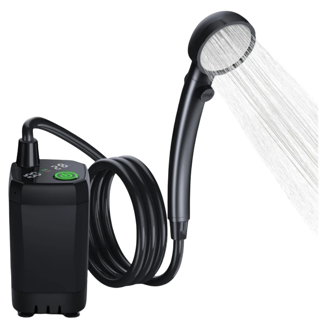 Foto 2 pulgar | Ducha Portátil Xtellar Para Acampar, Recargable 6000mah, Con Pantalla Led Y 4 Modos De Pulverización, Impermeable Ipx7