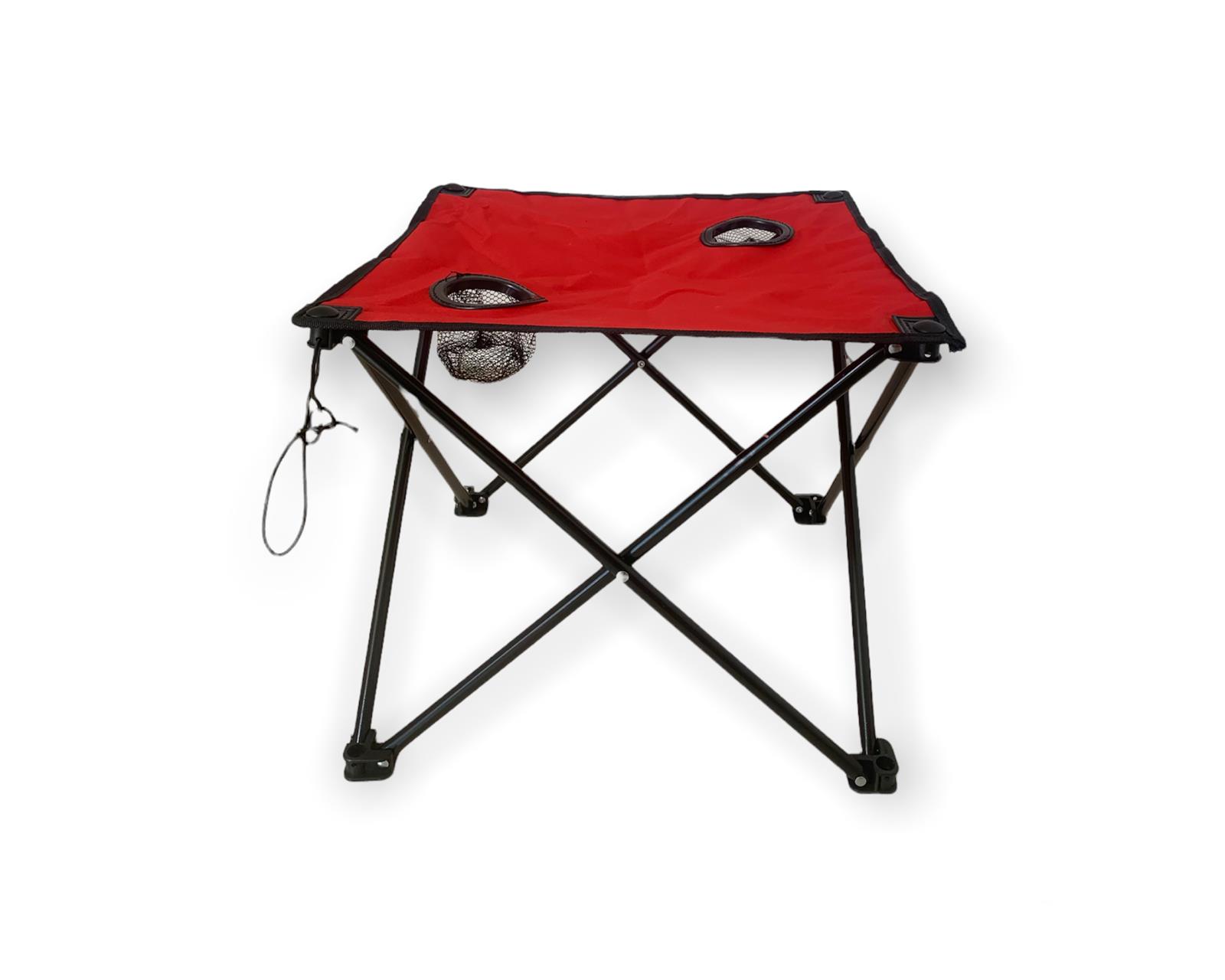 Foto 2 pulgar | Mesa Plegable Portátil para Playa y Camping  Rojo