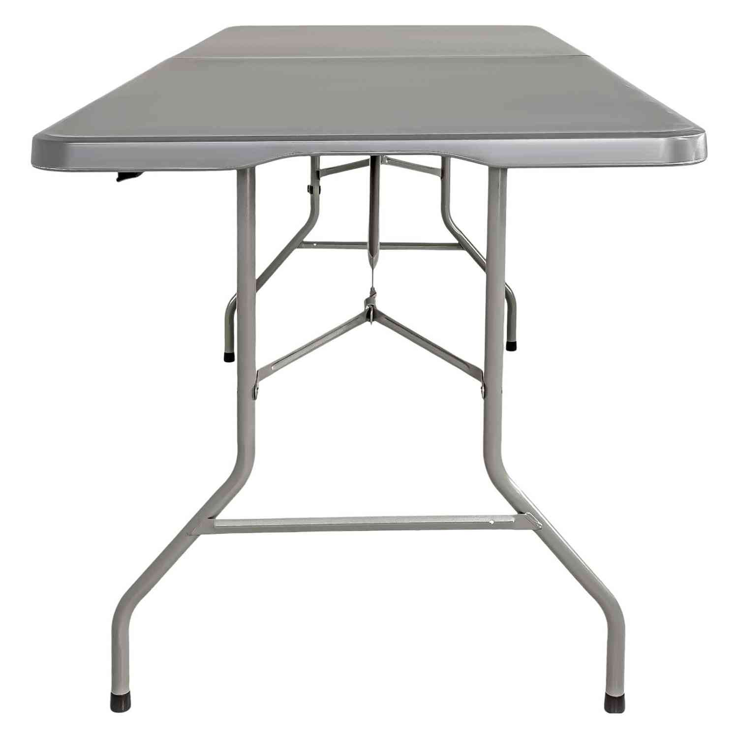 Foto 6 pulgar | Mesa Plegable 1.80m Portafolio Jardin Exterior Camping Gris Jardimex