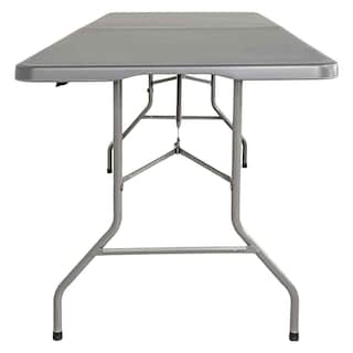 Foto 5 | Mesa Plegable 1.80m Portafolio Jardin Exterior Camping Gris Jardimex