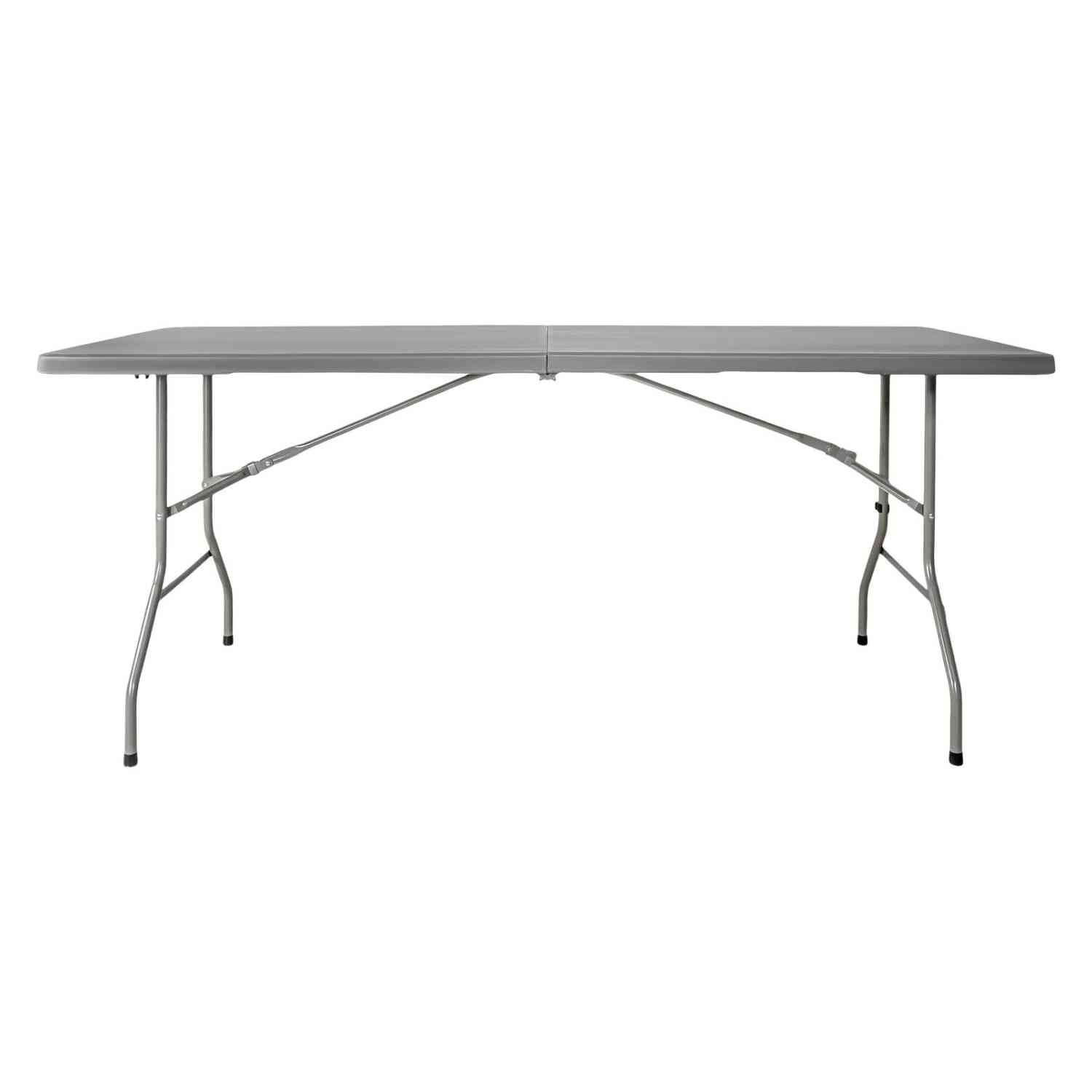 Foto 7 pulgar | Mesa Plegable 1.80m Portafolio Jardin Exterior Camping Gris Jardimex