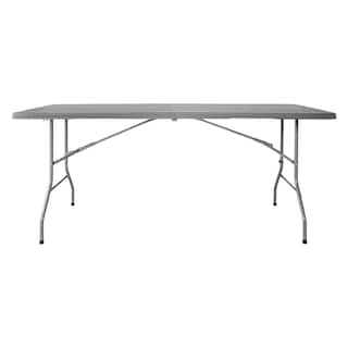 Foto 6 | Mesa Plegable 1.80m Portafolio Jardin Exterior Camping Gris Jardimex