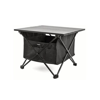 Foto 1 | Mesa De Camping Plegable Portátil Con Bolsa Almacenamiento Lab.g Negro