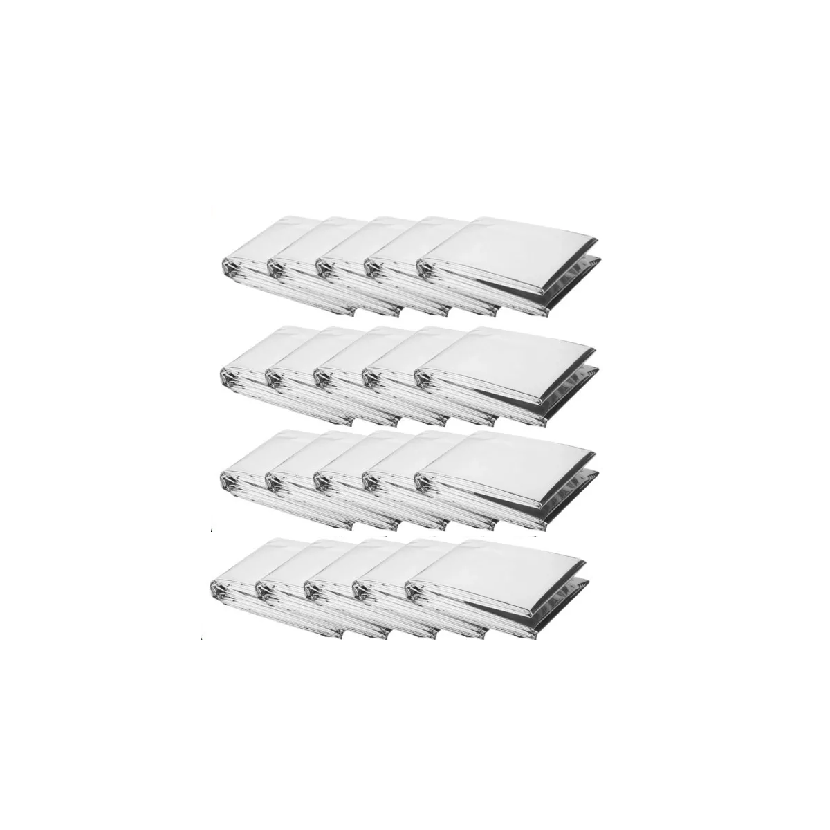 Foto 1 | Manta Aislante Térmicas Eo Safe Imports Esi-6821 color Plata 20 Piezas