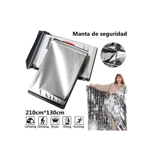 Foto 3 | Manta Aislante Térmicas Eo Safe Imports Esi-6821 color Plata 20 Piezas