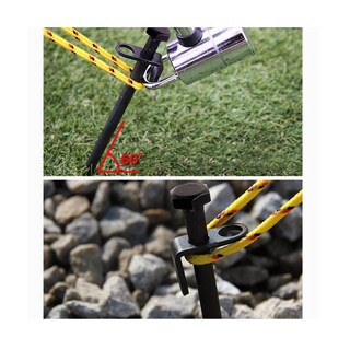 Foto 3 | Estacas De Acero Resistentes De 30cm Para Tienda, 8 Pieza Eo Safe Imports Esi-13861 Negro