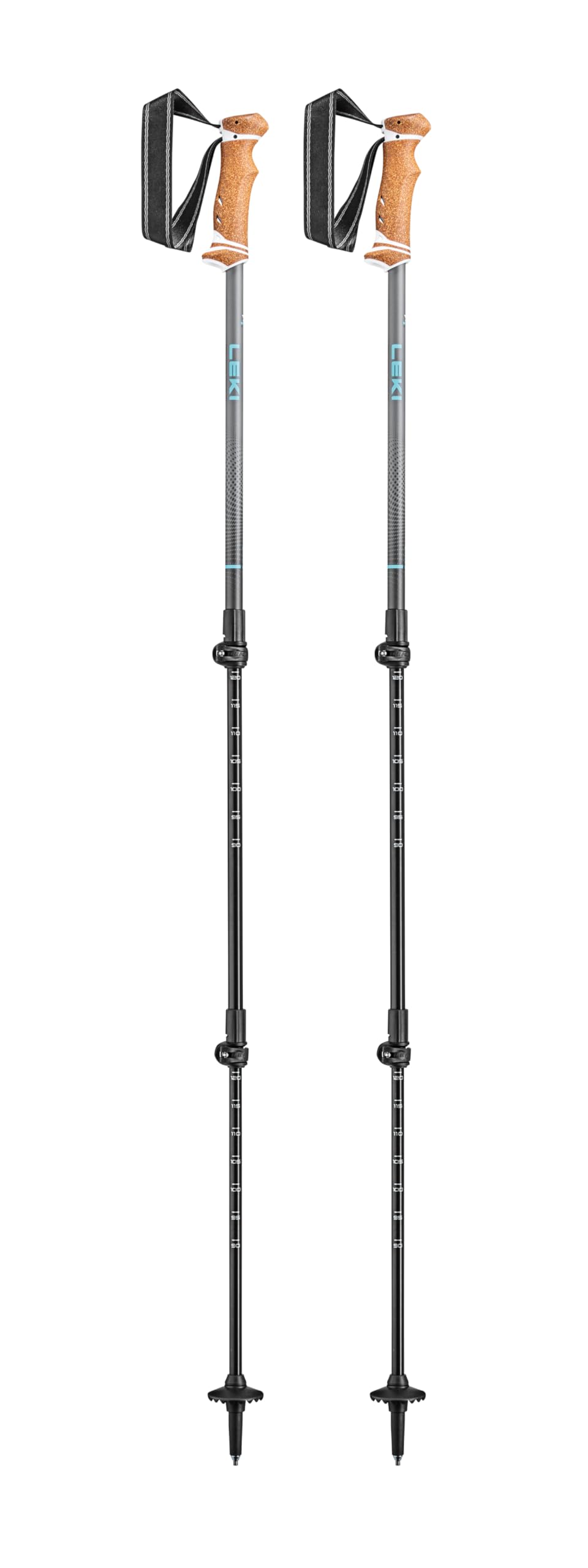 Foto 2 pulgar | Bastones De Senderismo Leki Lhasa De Aluminio Ajustables De 90 A 125 Cm - Venta Internacional.