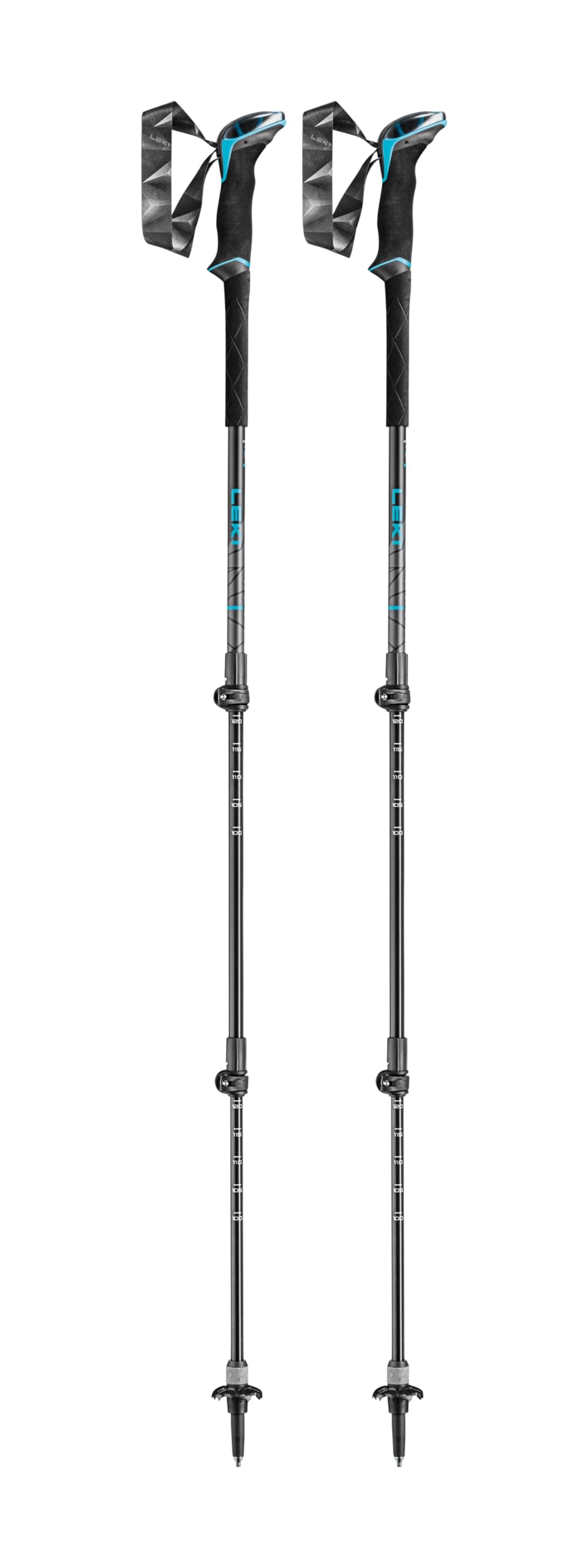 Foto 1 | Bastones De Senderismo Leki Makalu Lite As De Aluminio 100-135 Cm - Negro - Venta Internacional.