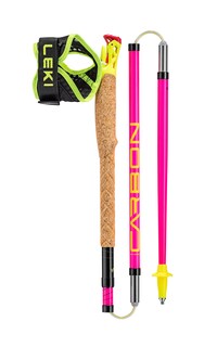 Foto 4 | Bastones De Senderismo Leki Ultratrail Fx.one Carbon 110 Cm Rosa-negro - Venta Internacional.