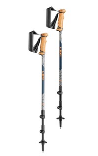 Foto 4 | Bastones De Senderismo Leki Legacy Lite De Aluminio De 100 A 135 Cm, Color Naranja-azul - Venta Internacional.