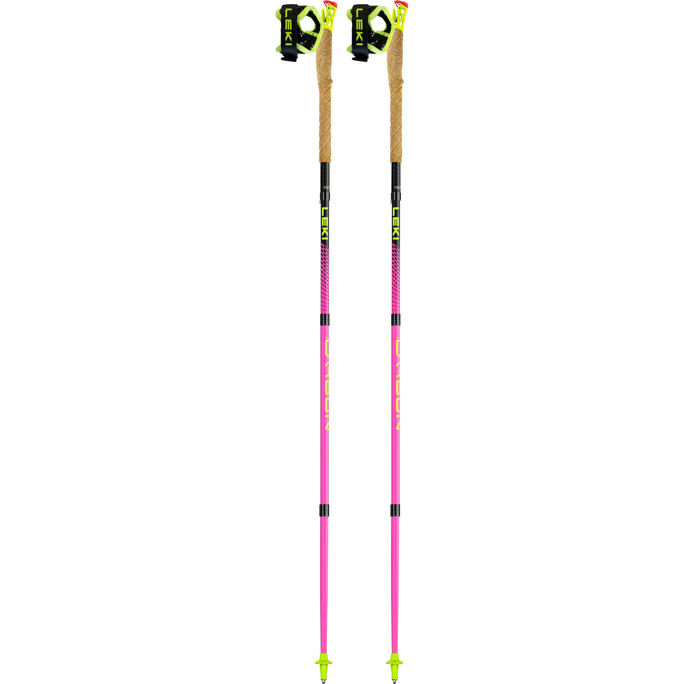 Foto 2 pulgar | Bastones De Senderismo Leki Ultratrail Fx.one Carbon 130 Cm Rosa-negro - Venta Internacional.