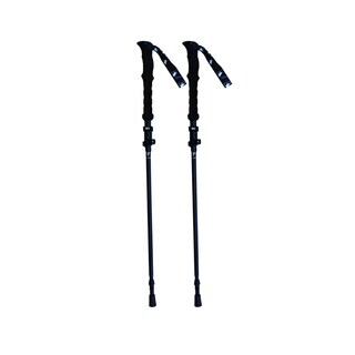 Foto 1 | Bastones Senderismo Ajustables Aluminio Plegables, Mango Eva 2 Pzas. Eo Safe Imports Esi-18950 Negro