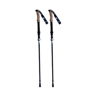 Foto 1 | Bastones Senderismo Ajustables Aluminio Plegables 2 Pzas. Mango Corcho Eo Safe Imports Esi-18949 Multicolor