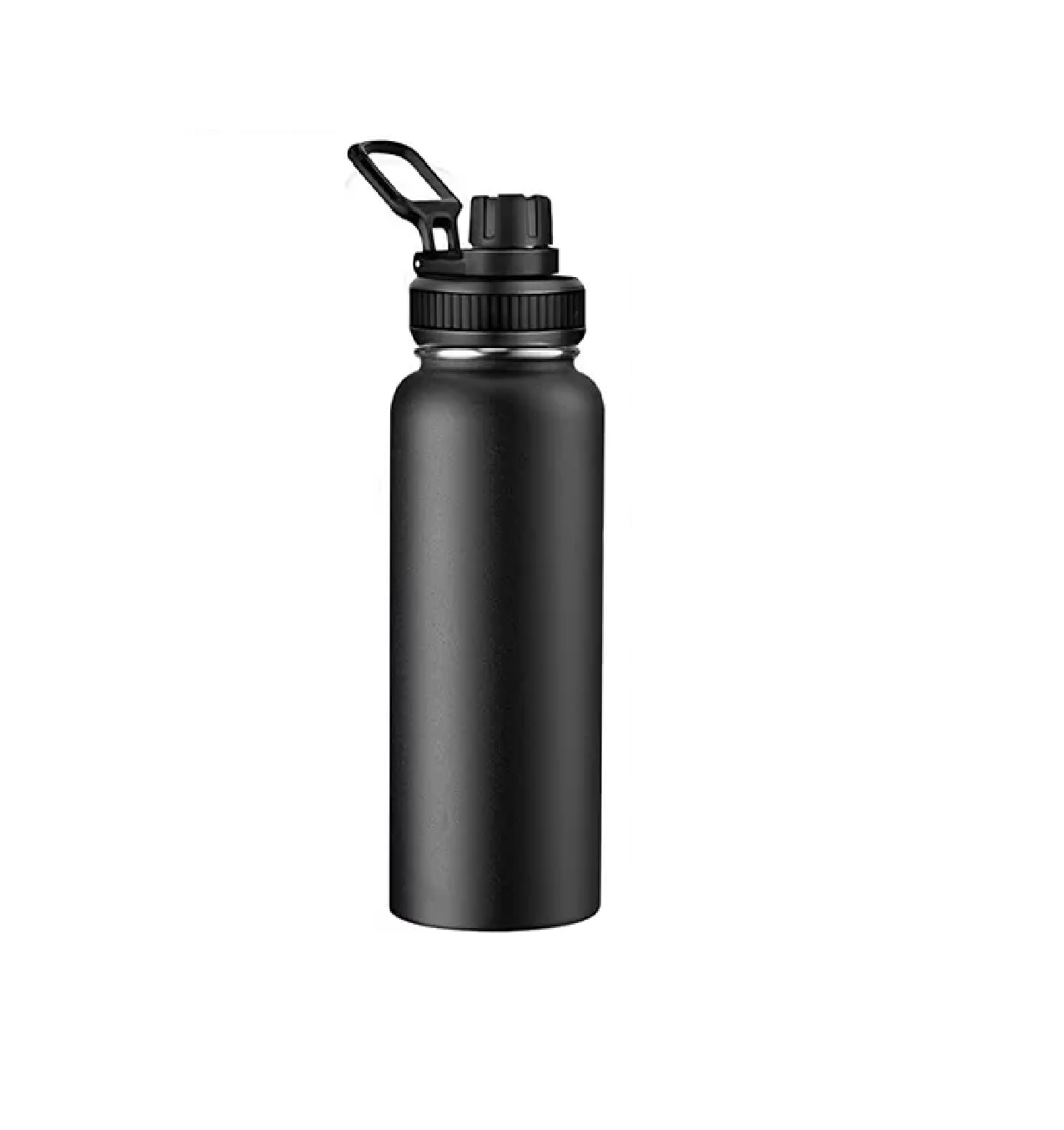 Botella de Agua Lab.G Negra Doble Protección de Acero Inox 950 ml