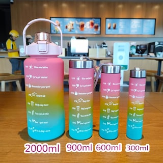 Foto 2 | Botella De Agua Gran Capacidad Botella Deportiva 4pcs Eo Safe Imports Esi-14242 Multicolor