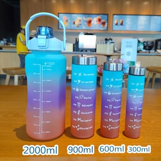 Foto 2 | Botella De Agua Gran Capacidad Botella Deportiva 4pcs Eo Safe Imports Esi-14240 Multicolor