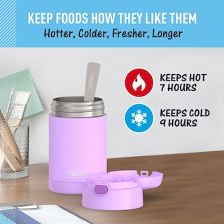 Foto 5 | Tarro De Comida Thermos Funtainer, 473 Ml, Acero Inoxidable, Color Morado Neón - Venta Internacional.