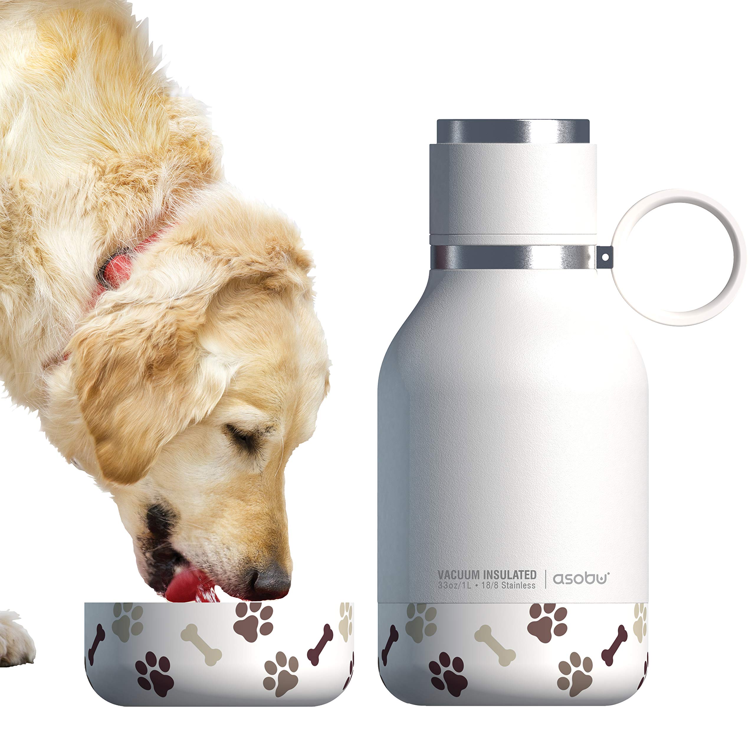 Foto 3 pulgar | Cuenco Para Perros Unido A Una Botella De Viaje Aislante De Acero Inoxidable - Venta Internacional.