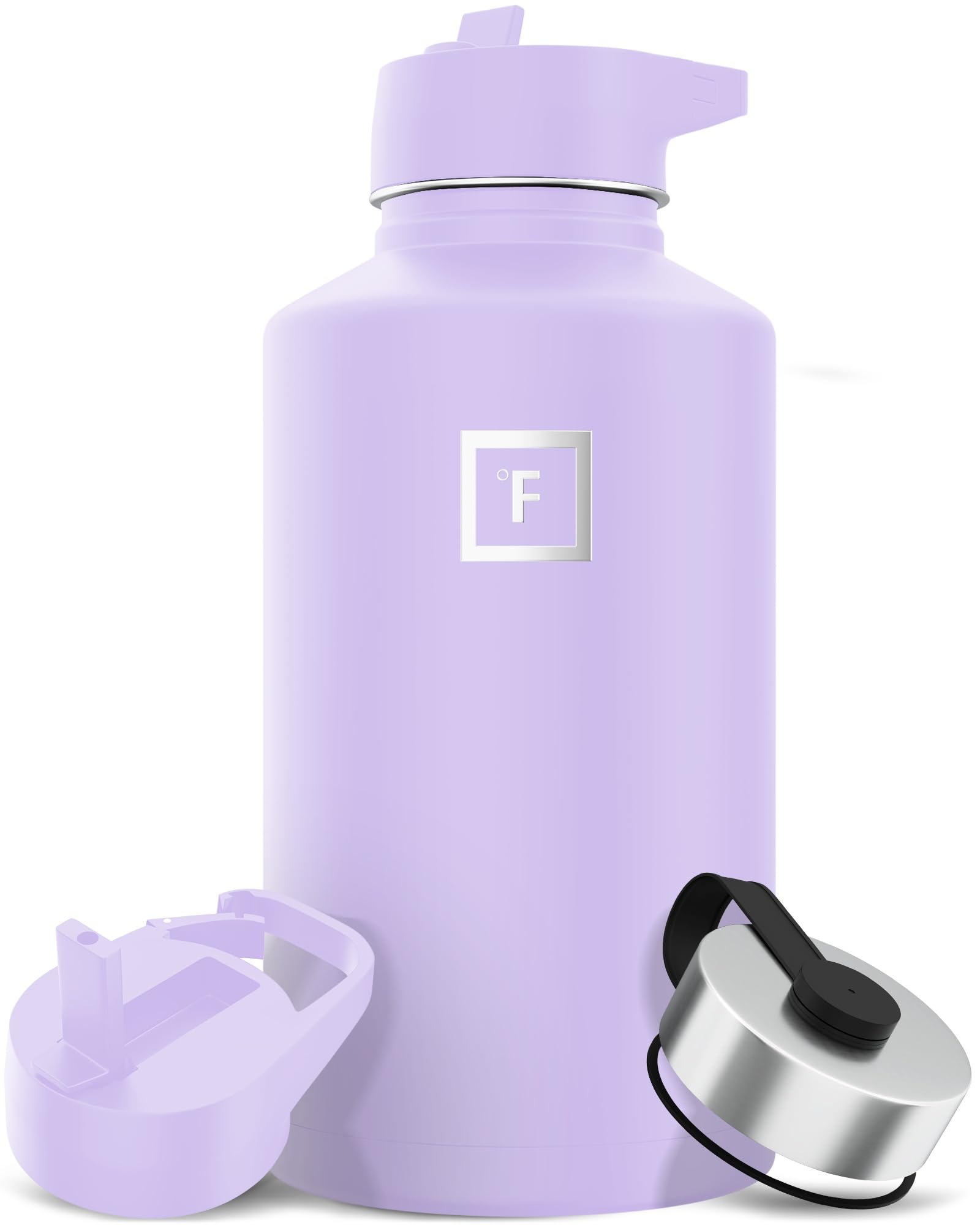 Botella De Agua Iron °flask Para Acampar Y Hacer Senderismo, 1,9 L, Acero Inoxidable - Venta Internacional.