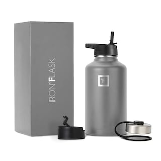 Foto 1 | Botella De Agua Iron °flask Para Acampar Y Senderismo, 1,9 L, Grafito - Venta Internacional.