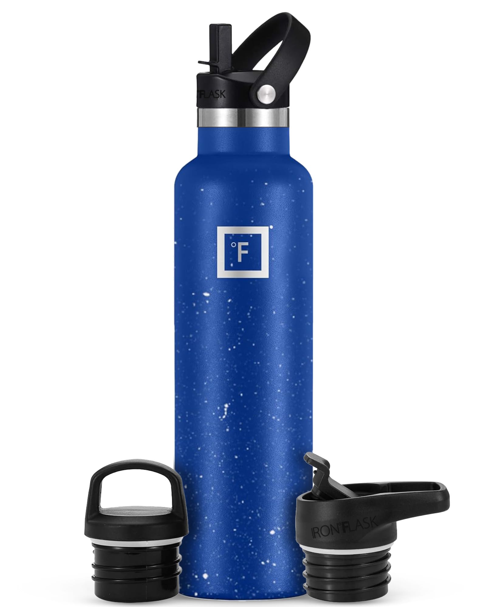 Botella De Agua Iron °flask Para Acampar Y Senderismo, 700 Ml, Azul Cobalto - Venta Internacional.