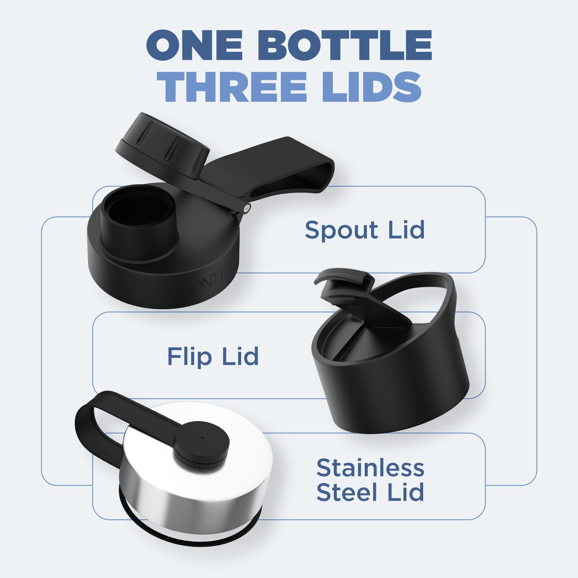Foto 4 pulgar | Botella De Agua Iron °flask Para Acampar Y Hacer Senderismo, 1,2 L, Acero Inoxidable - Venta Internacional.