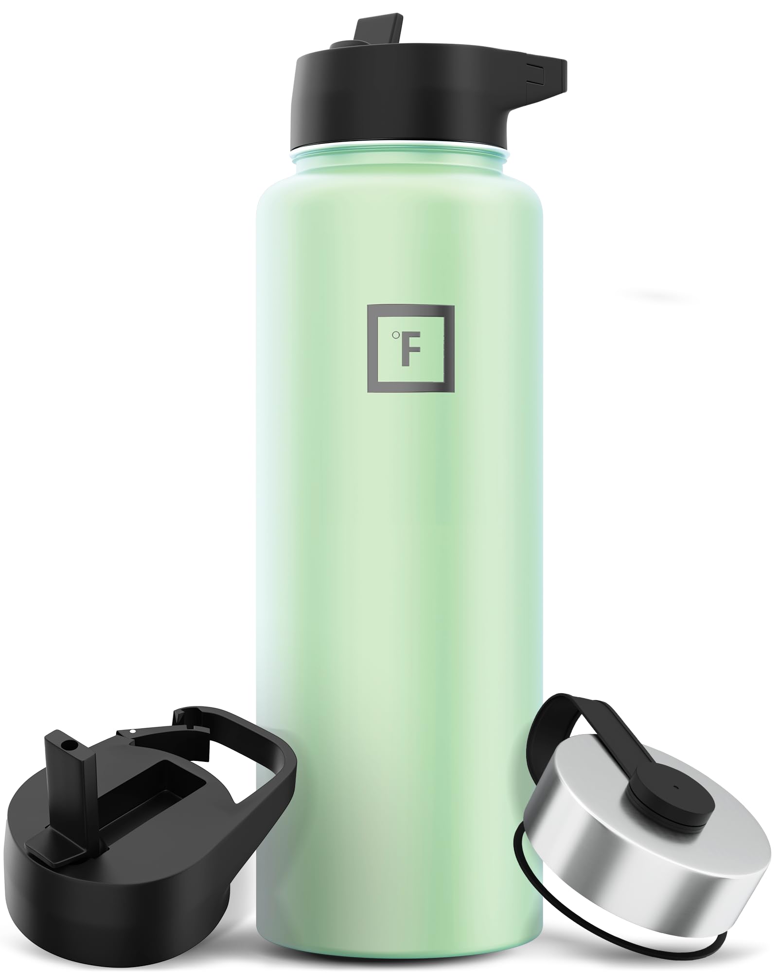 Botella De Agua Iron °flask Para Acampar, Senderismo, 1,2 L, Acero Inoxidable - Venta Internacional.
