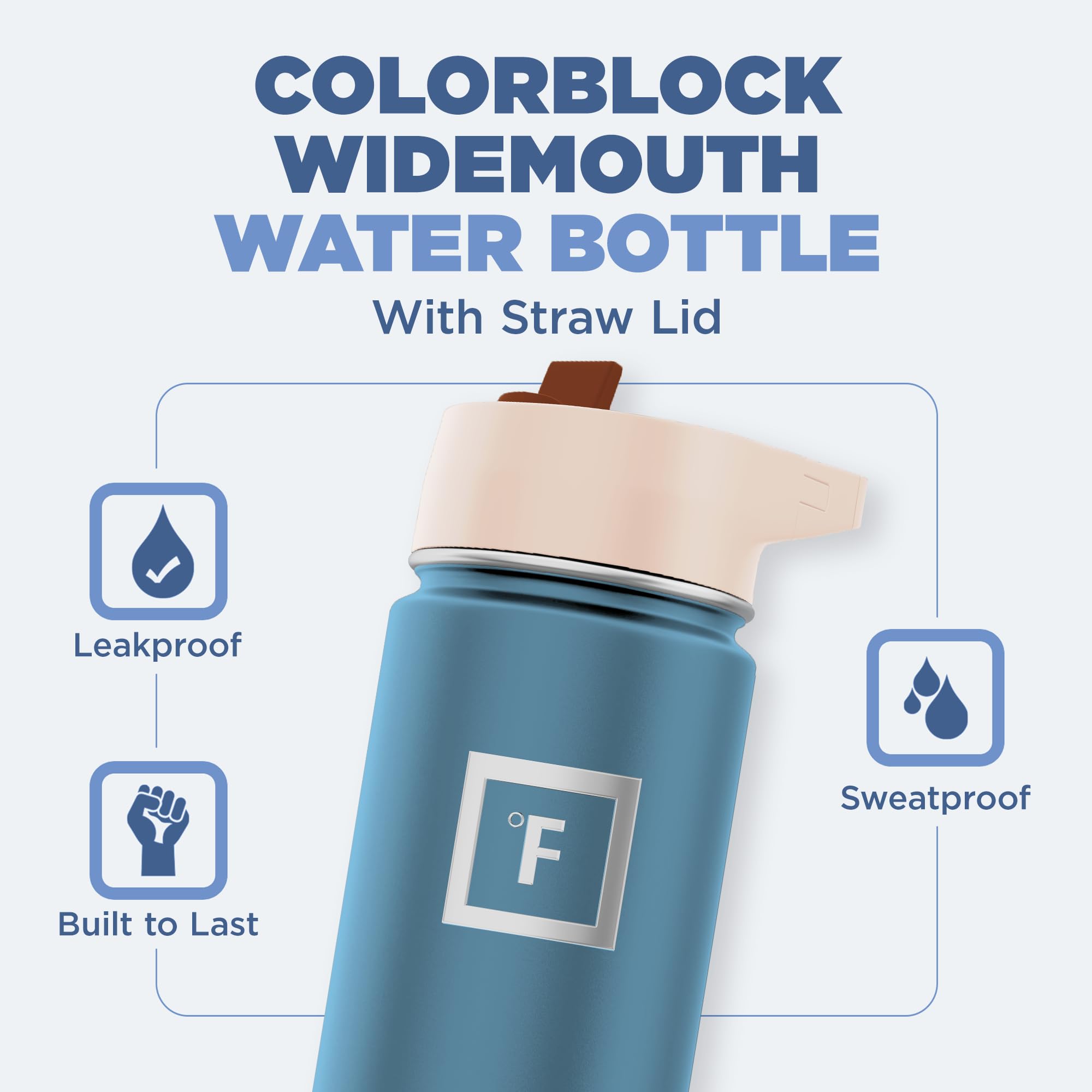 Foto 2 | Botella De Agua Iron °flask Para Acampar Y Hacer Senderismo, 650 Ml, Sin Bpa - Venta Internacional.