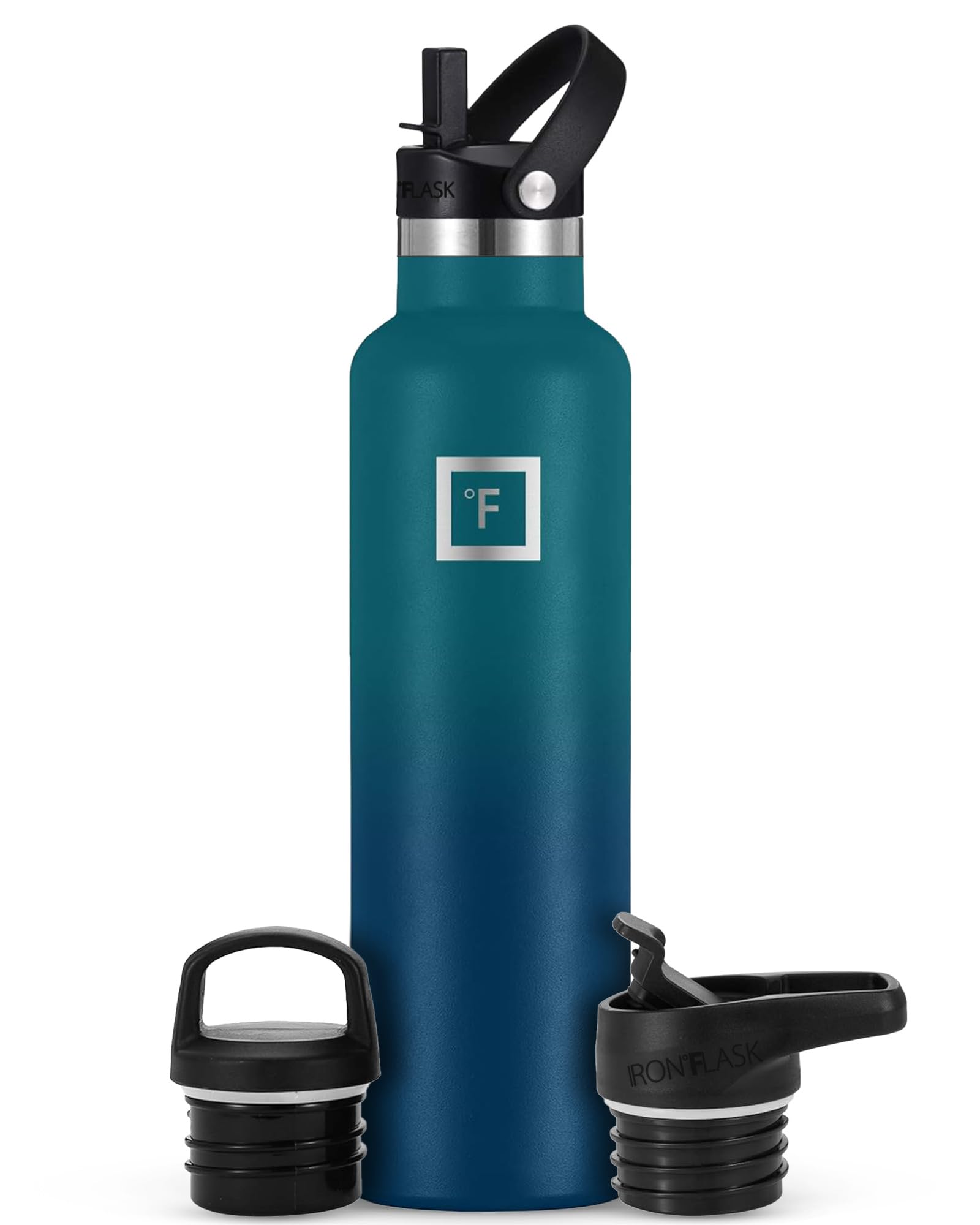Botella De Agua Iron °flask Para Acampar Y Senderismo, 700 Ml, Dark Night - Venta Internacional.