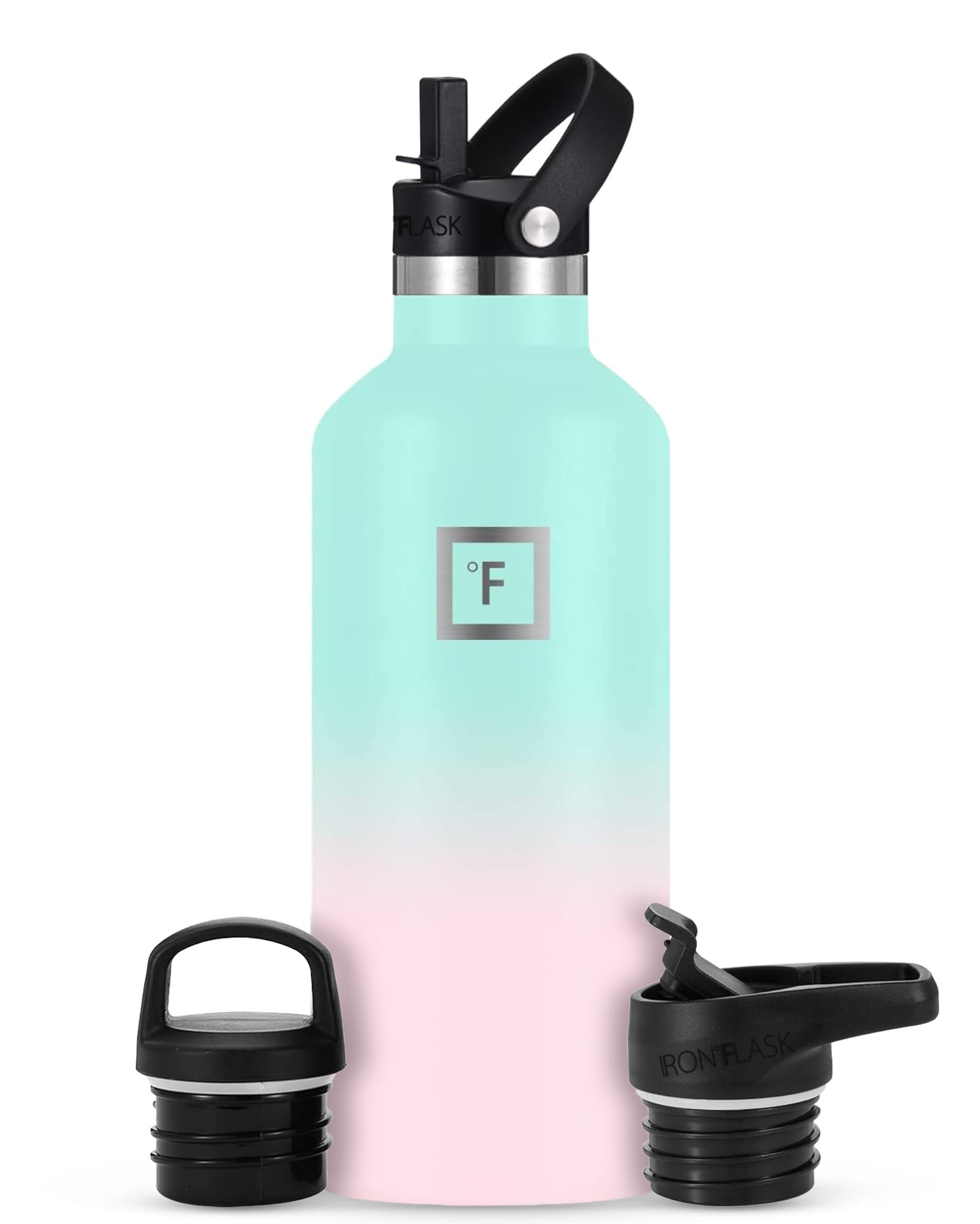 Botella De Agua Iron °flask Para Acampar Y Hacer Senderismo, 960 Ml, Chicle - Venta Internacional.