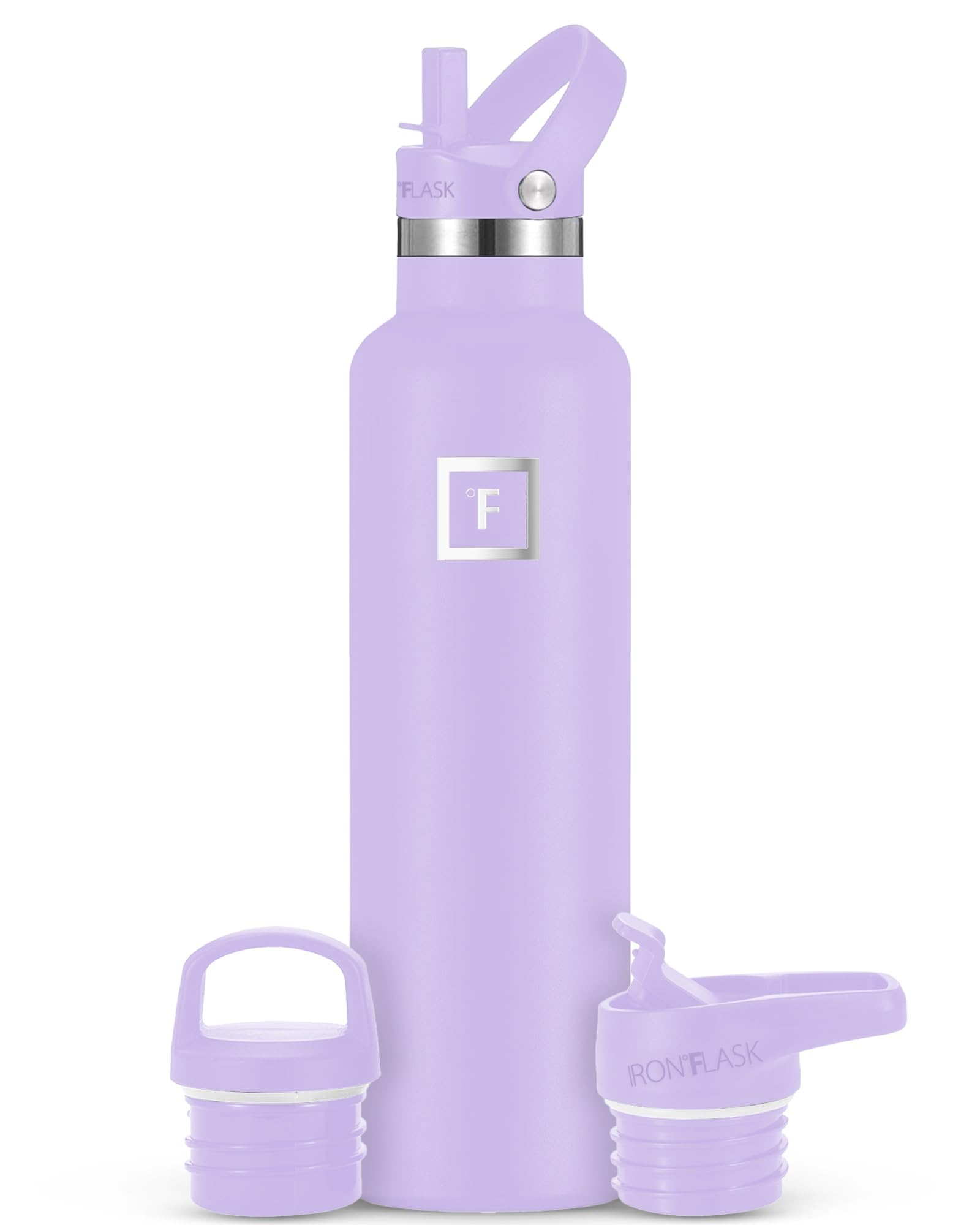 Botella De Agua Iron °flask Para Acampar Y Senderismo, 700 Ml, Color Lavanda - Venta Internacional.