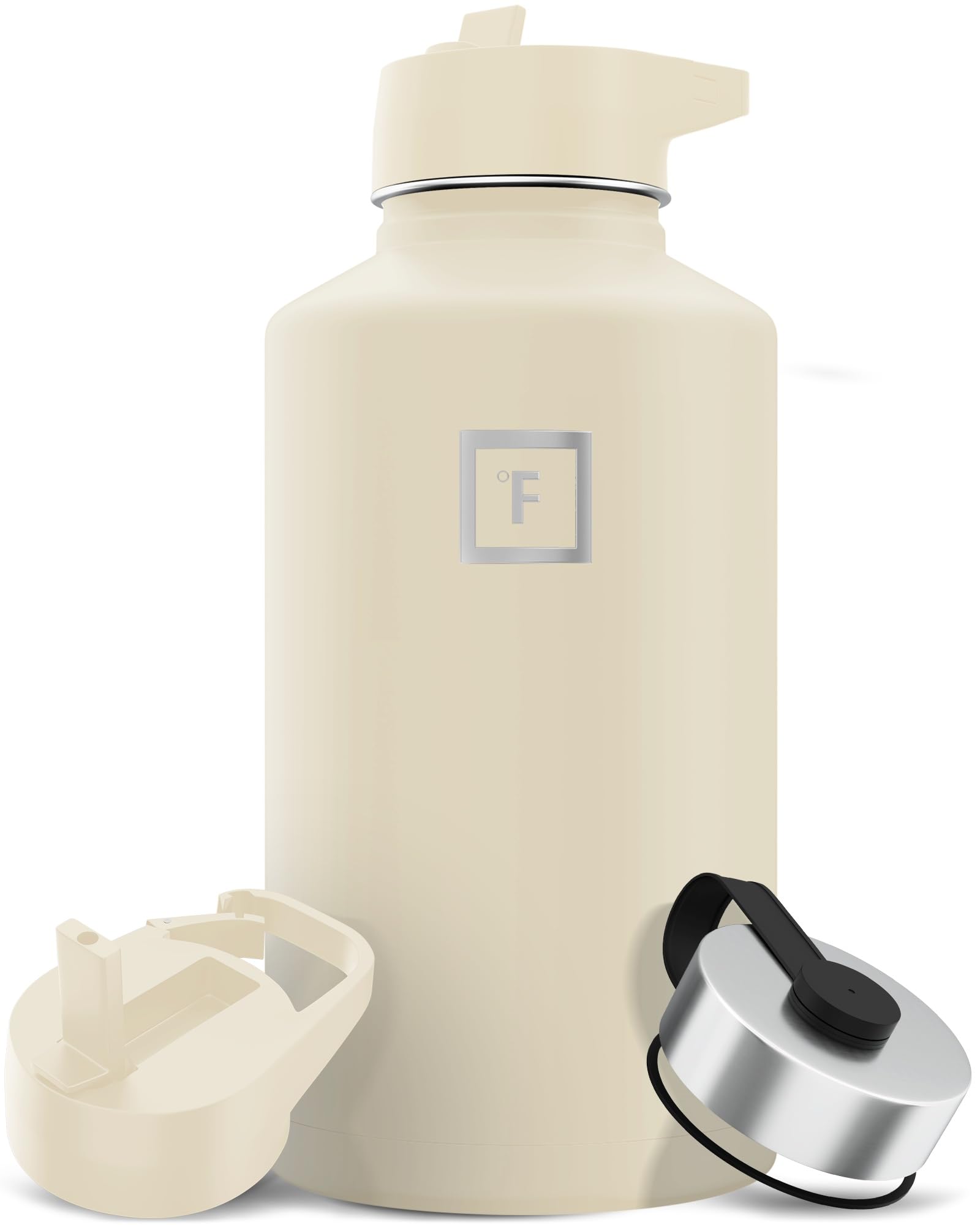 Botella De Agua Iron °flask Para Acampar Y Hacer Senderismo, 1,9 L, Acero Inoxidable - Venta Internacional.