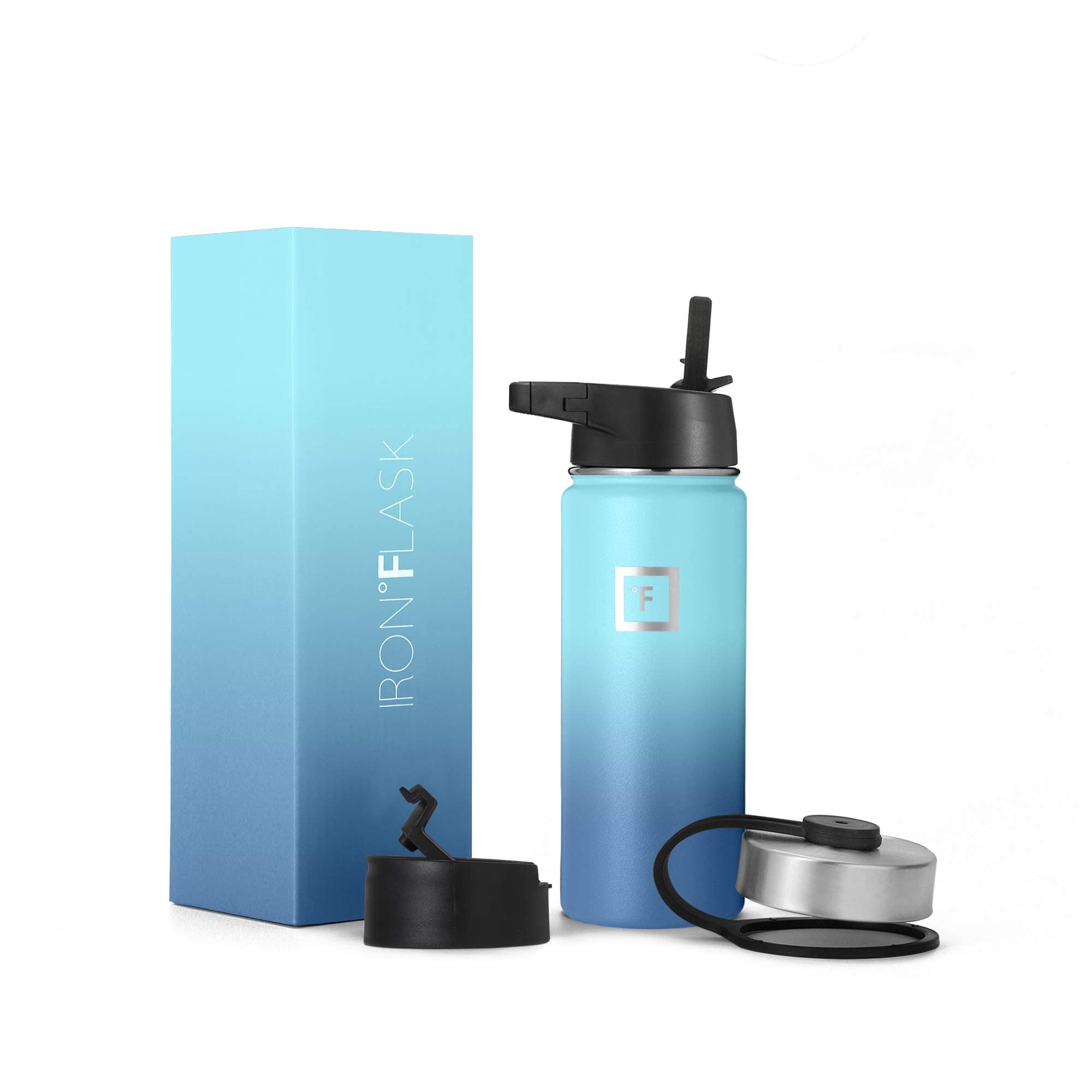 Botella De Agua Iron °flask Camping & Hiking, 530 Ml, Crema De Cachemir - Venta Internacional.