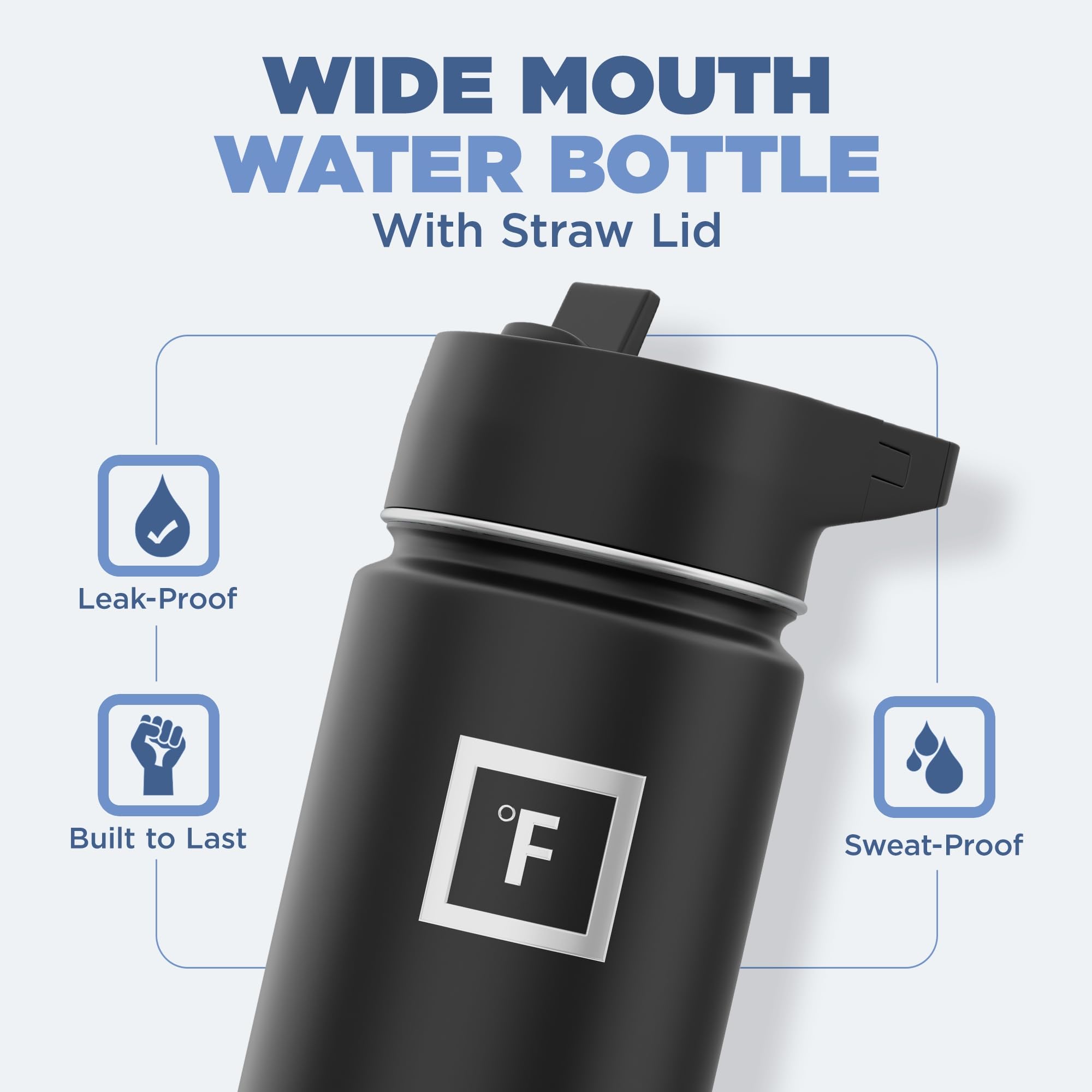 Foto 3 pulgar | Botella De Agua Iron °flask Camping & Hiking, 530 Ml, Crema De Cachemir - Venta Internacional.
