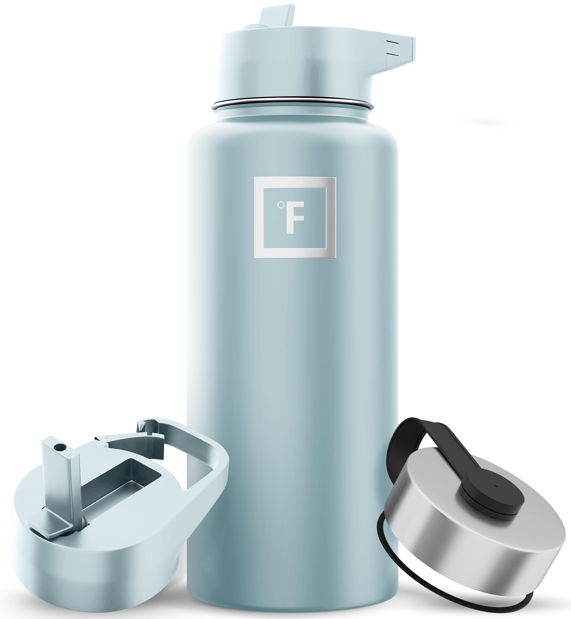 Botella De Agua Iron °flask Para Acampar Y Senderismo, 950 Ml, Acero Inoxidable - Venta Internacional.