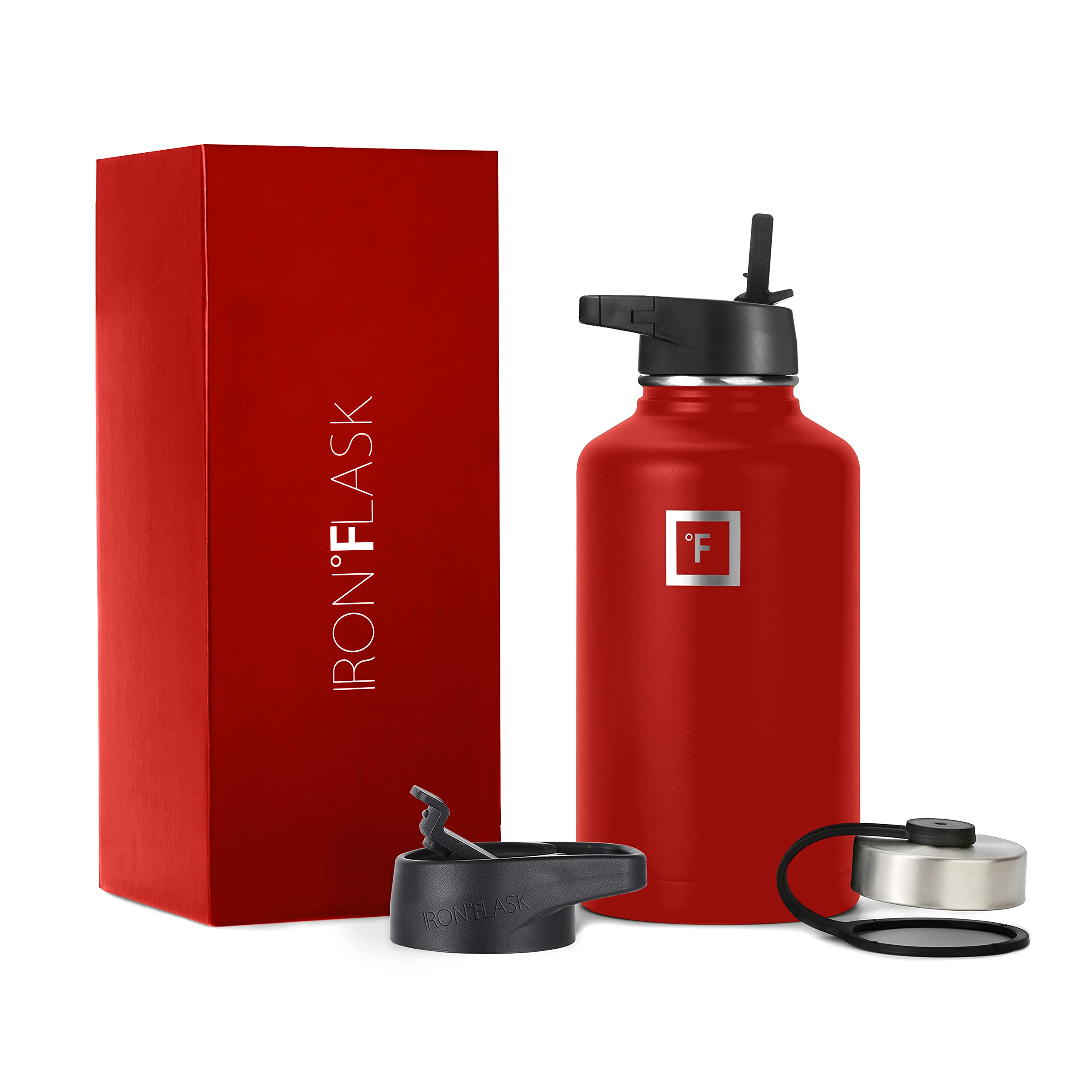 Botella De Agua Iron °flask Para Acampar Y Hacer Senderismo, 1,9 L, Acero Inoxidable - Venta Internacional.