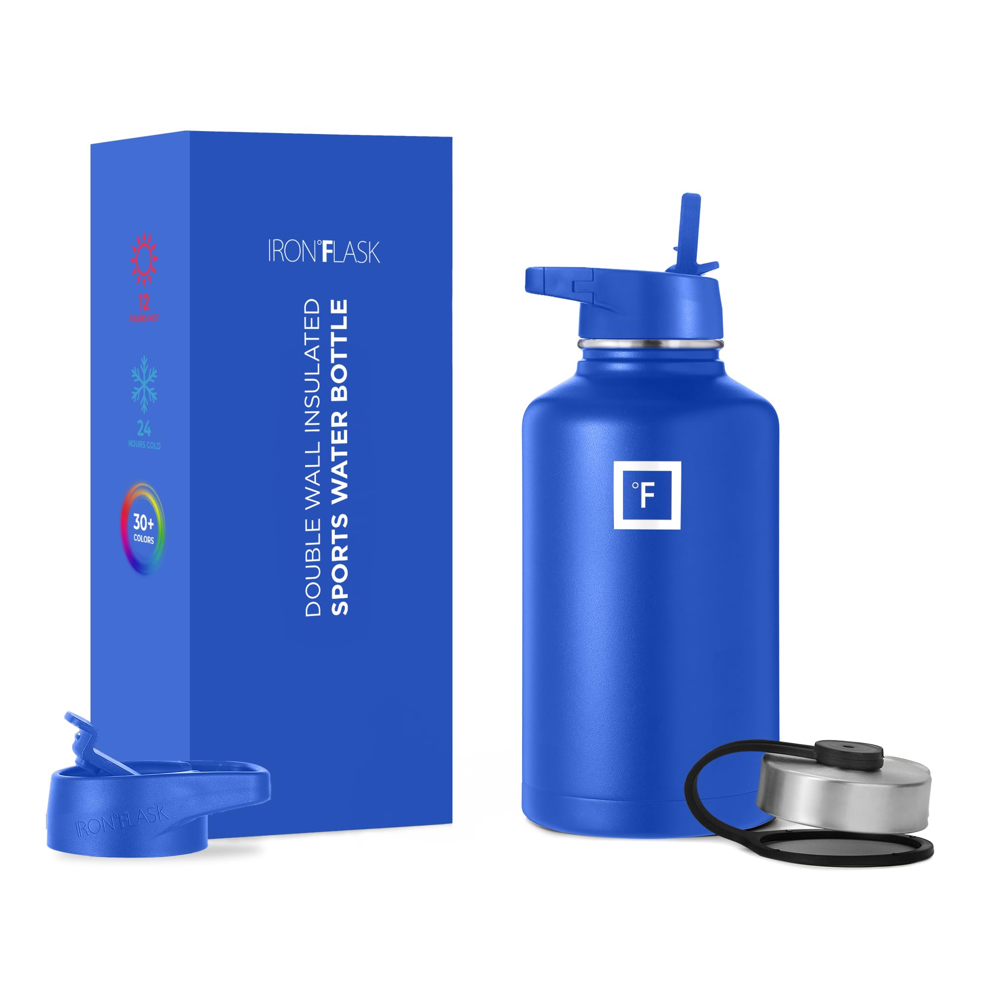 Botella De Agua Iron °flask Para Acampar Y Hacer Senderismo, 1,9 L, Acero Inoxidable - Venta Internacional.