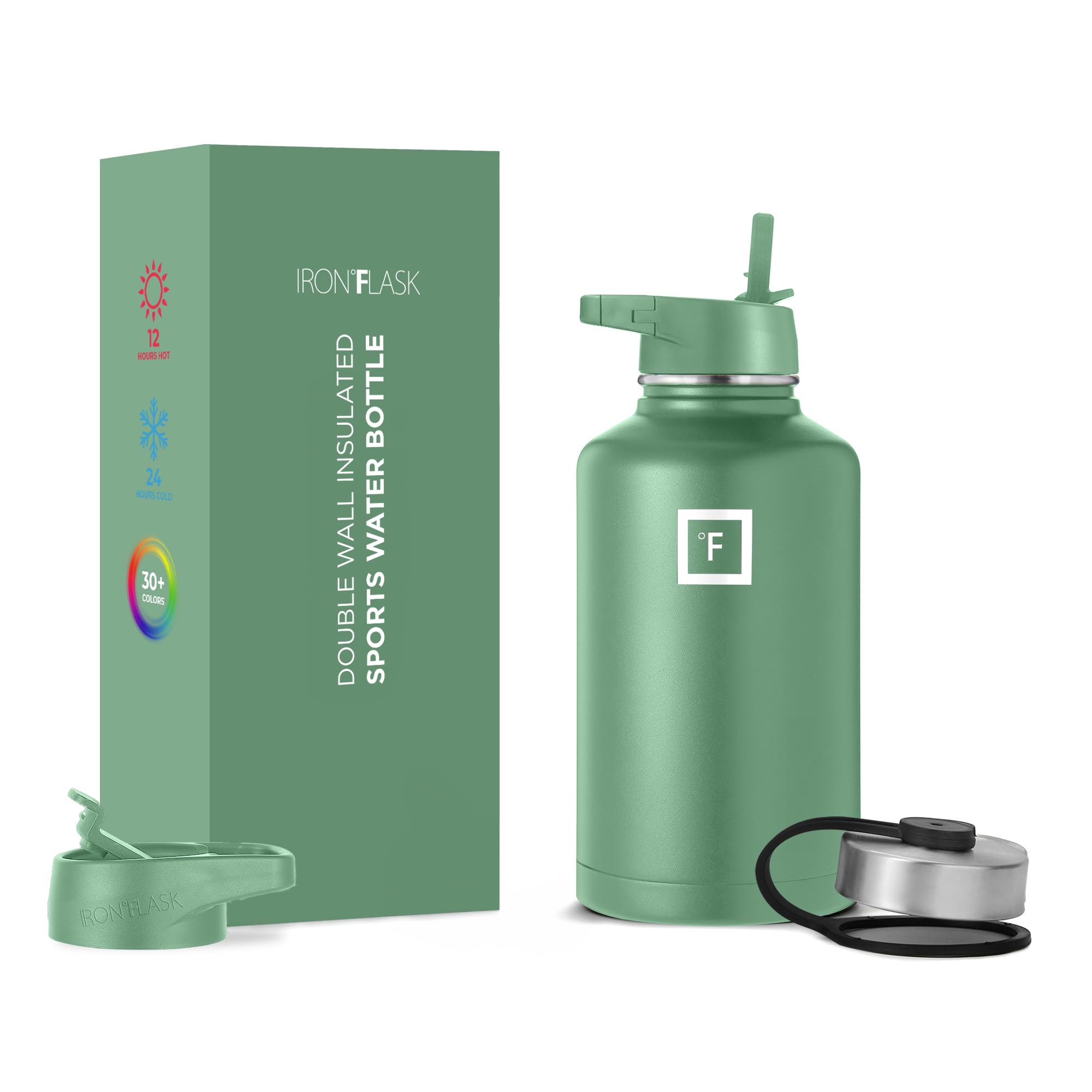 Botella De Agua Iron °flask Para Acampar, Senderismo, 1,9 L, Acero Inoxidable - Venta Internacional.