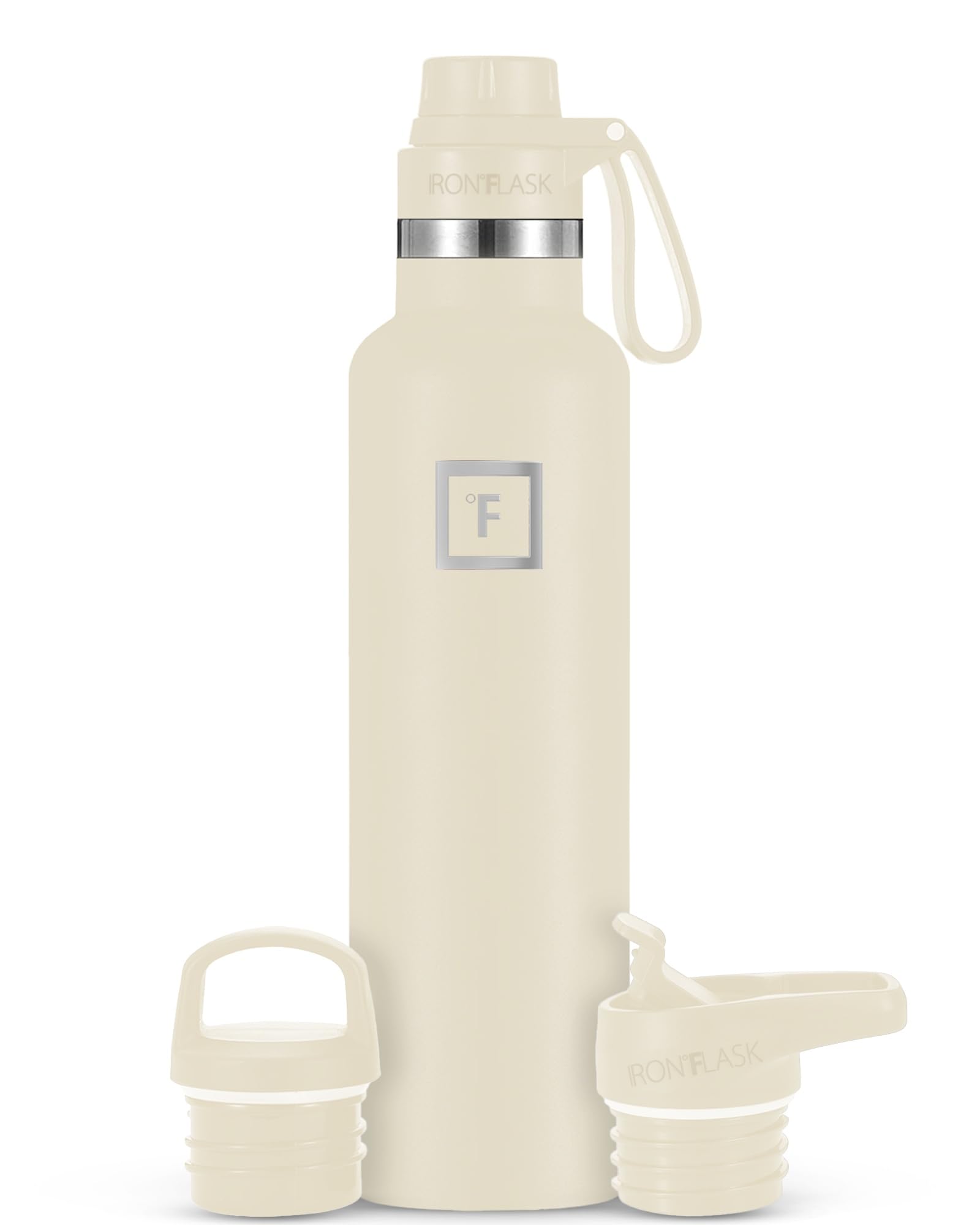 Foto 1 | Botella De Agua Iron °flask Para Acampar Y Senderismo, 700 Ml, Crema De Cachemir - Venta Internacional.