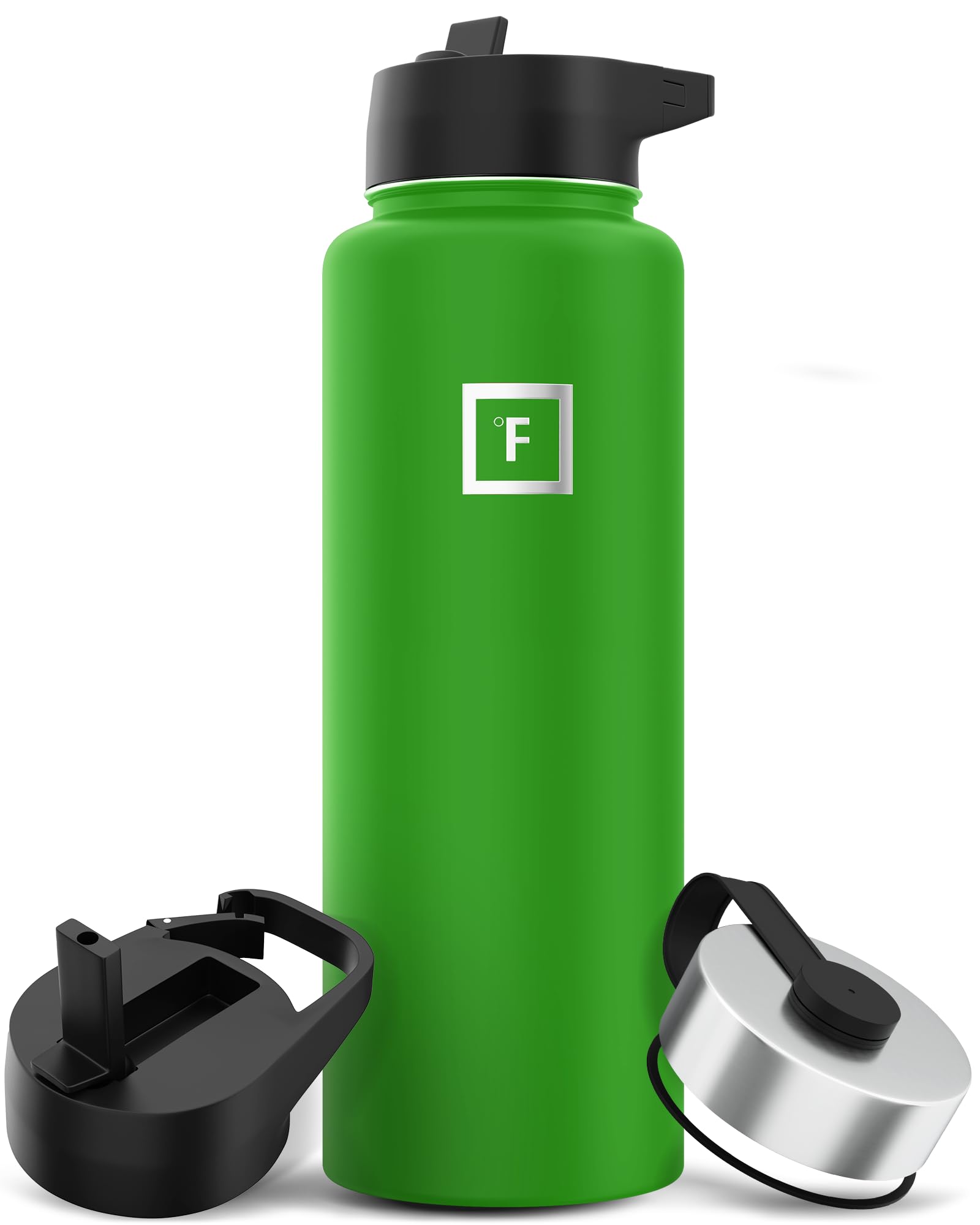 Botella De Agua Iron °flask Para Acampar Y Hacer Senderismo, 1,2 L, Acero Inoxidable - Venta Internacional.