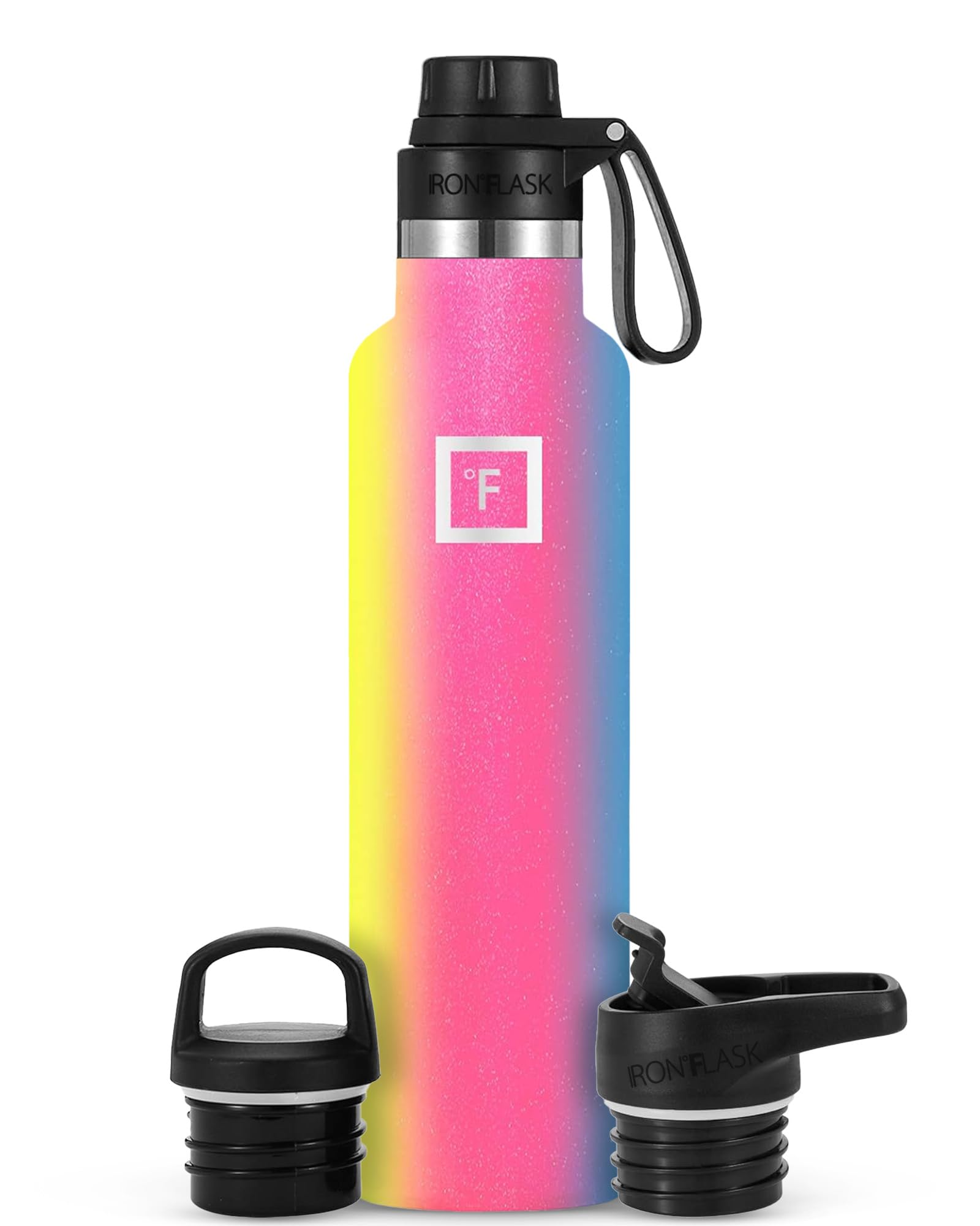 Botella De Agua Iron °flask Para Acampar Y Senderismo, 700 Ml, Arcoíris - Venta Internacional.