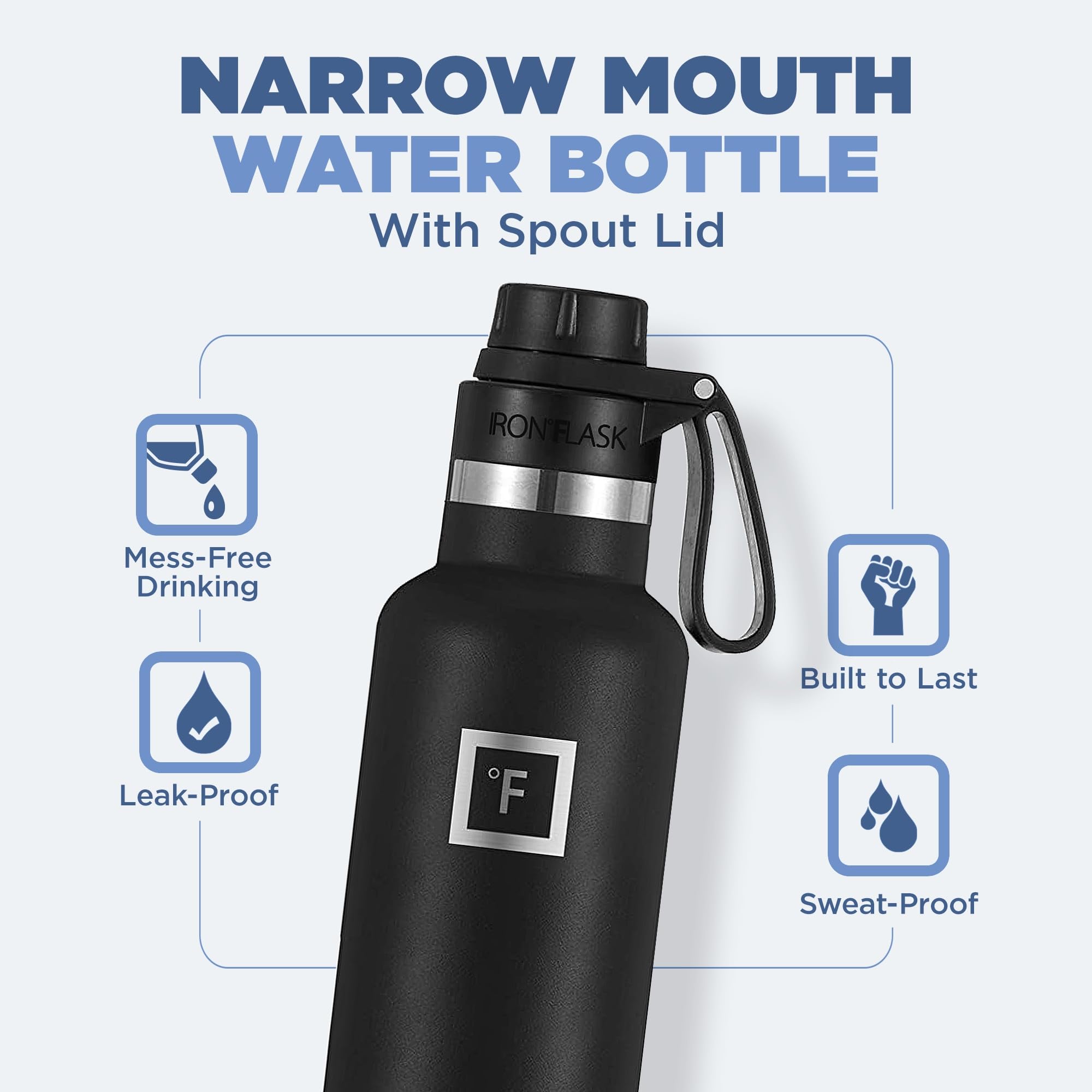 Foto 3 pulgar | Botella De Agua Iron °flask Para Acampar Y Senderismo, 700 Ml, Arcoíris - Venta Internacional.