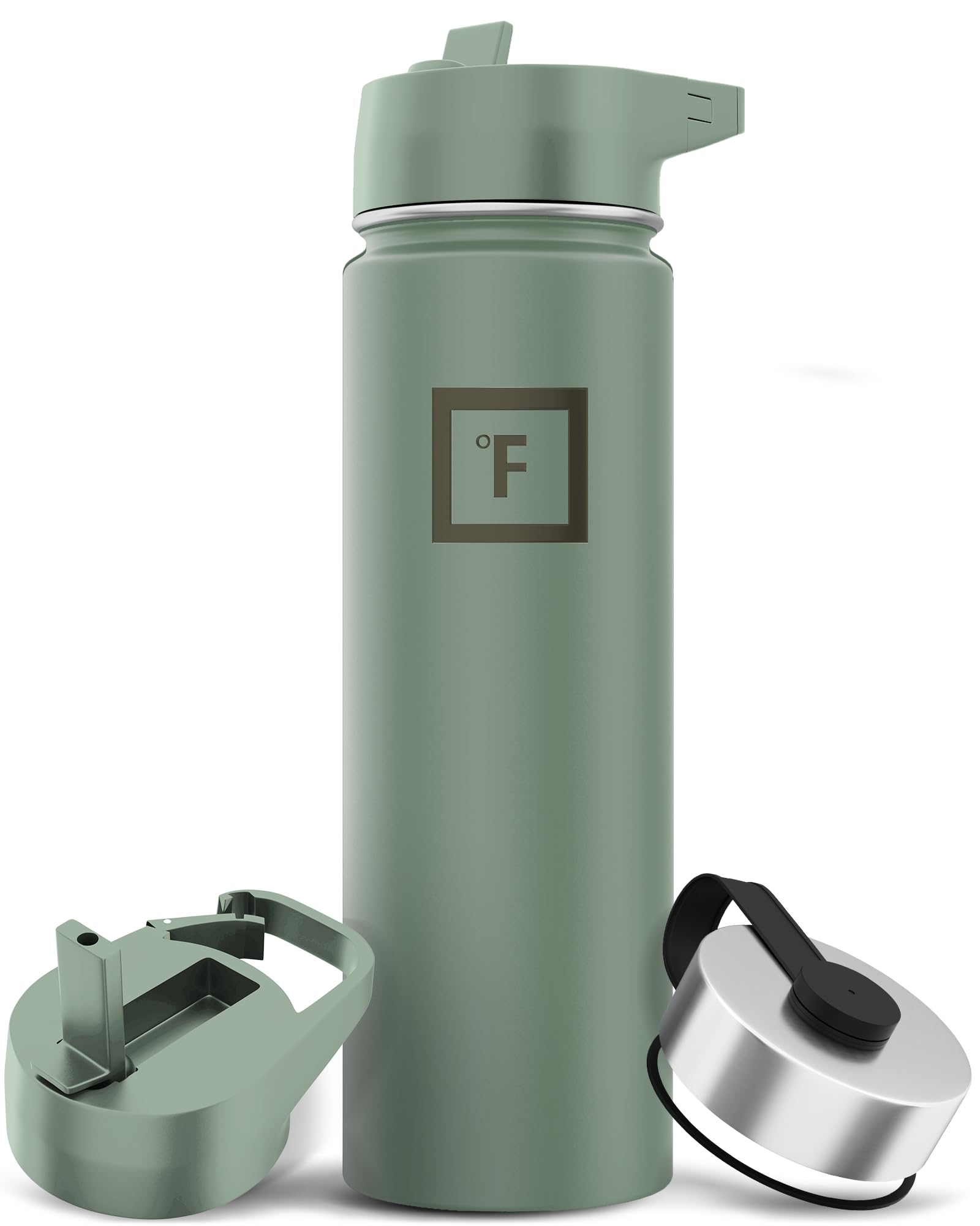 Botella De Agua Iron °flask Para Acampar Y Senderismo, 650 Ml, Acero Inoxidable - Venta Internacional.