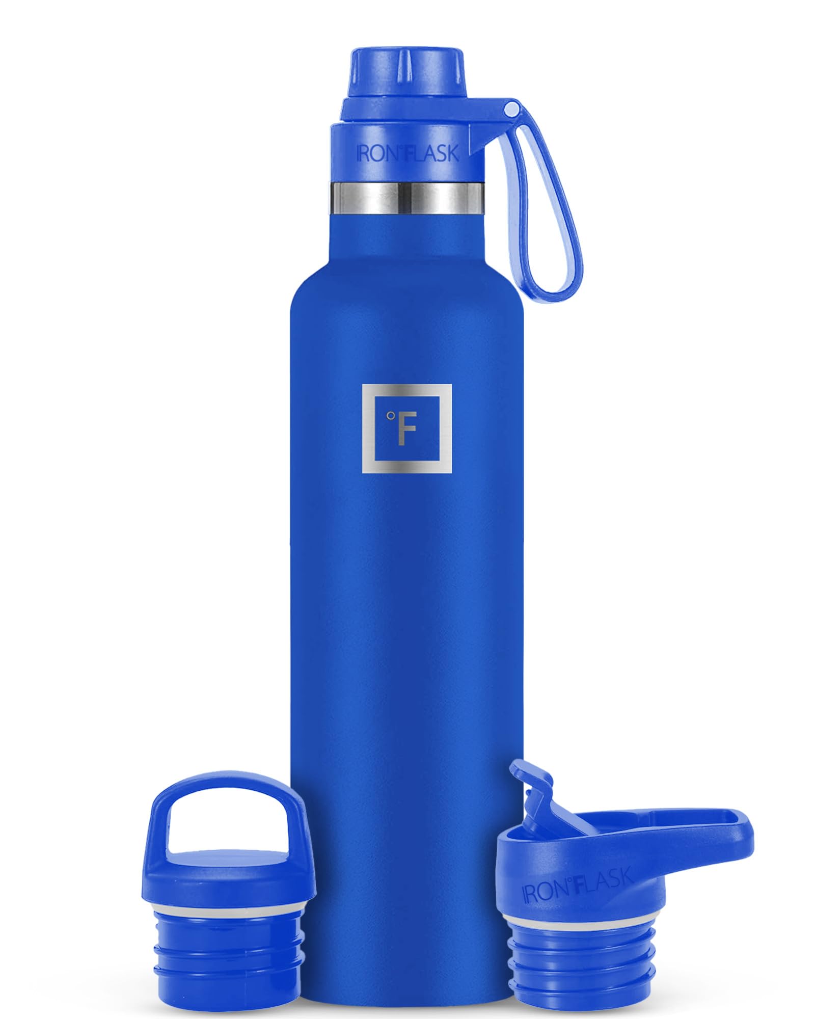 Botella De Agua Iron °flask Para Acampar Y Senderismo, 700 Ml, Color Cobalto - Venta Internacional.