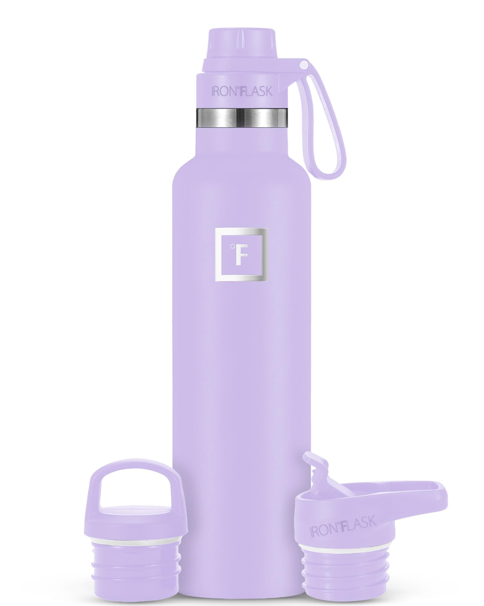 Botella De Agua Iron °flask Para Acampar Y Senderismo, 700 Ml, Color Lavanda - Venta Internacional.