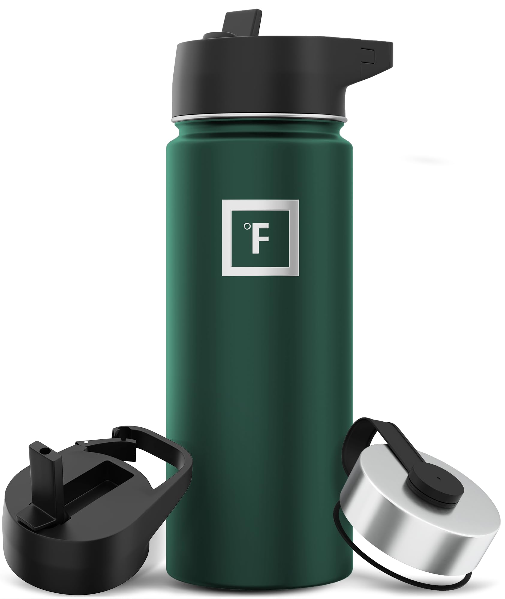 Botella De Agua Iron °flask Camping & Hiking 530 Ml Dark Pine - Venta Internacional. $834