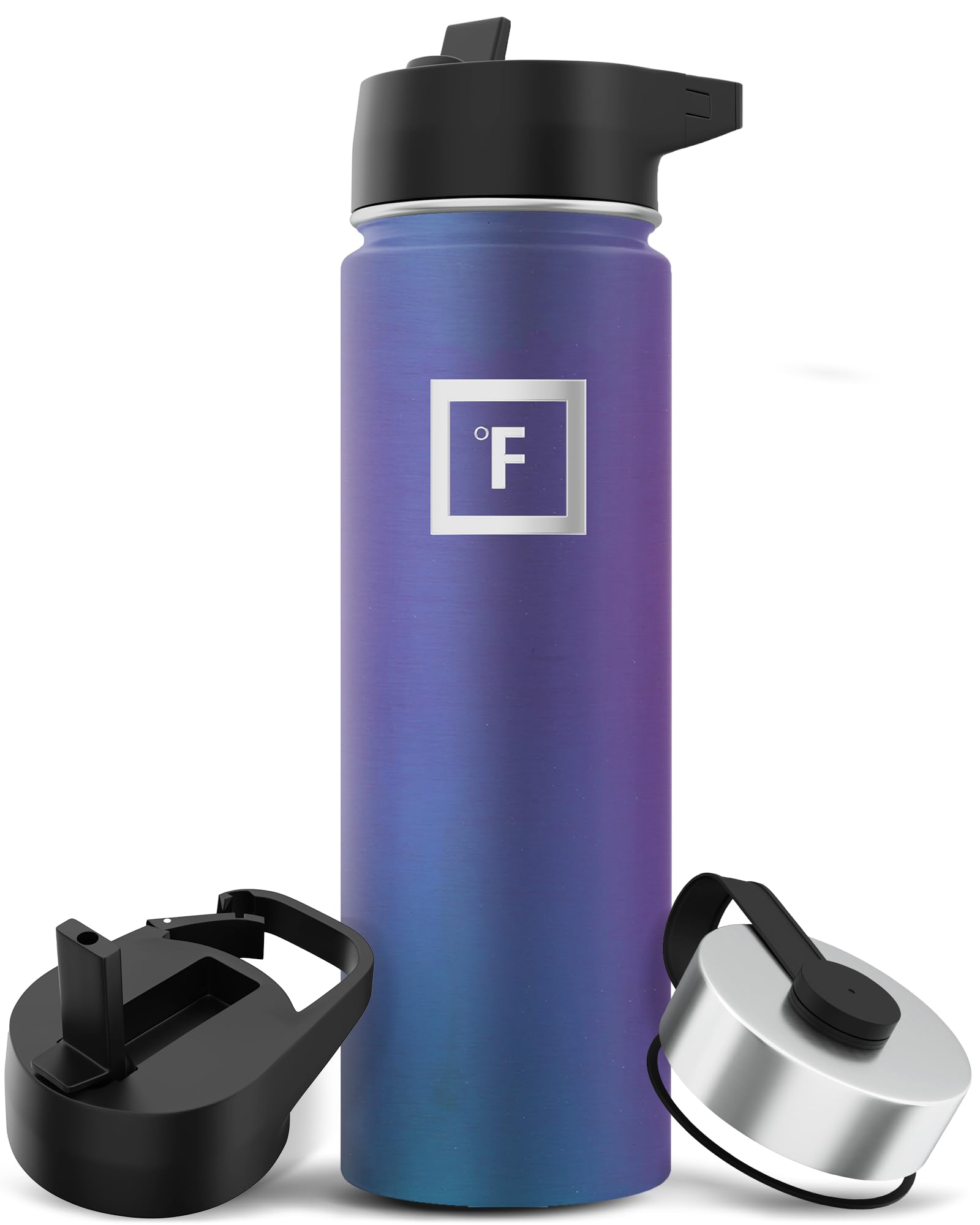 Botella De Agua Iron °flask Camping & Hiking, 650 Ml, Crema De Cachemir - Venta Internacional.