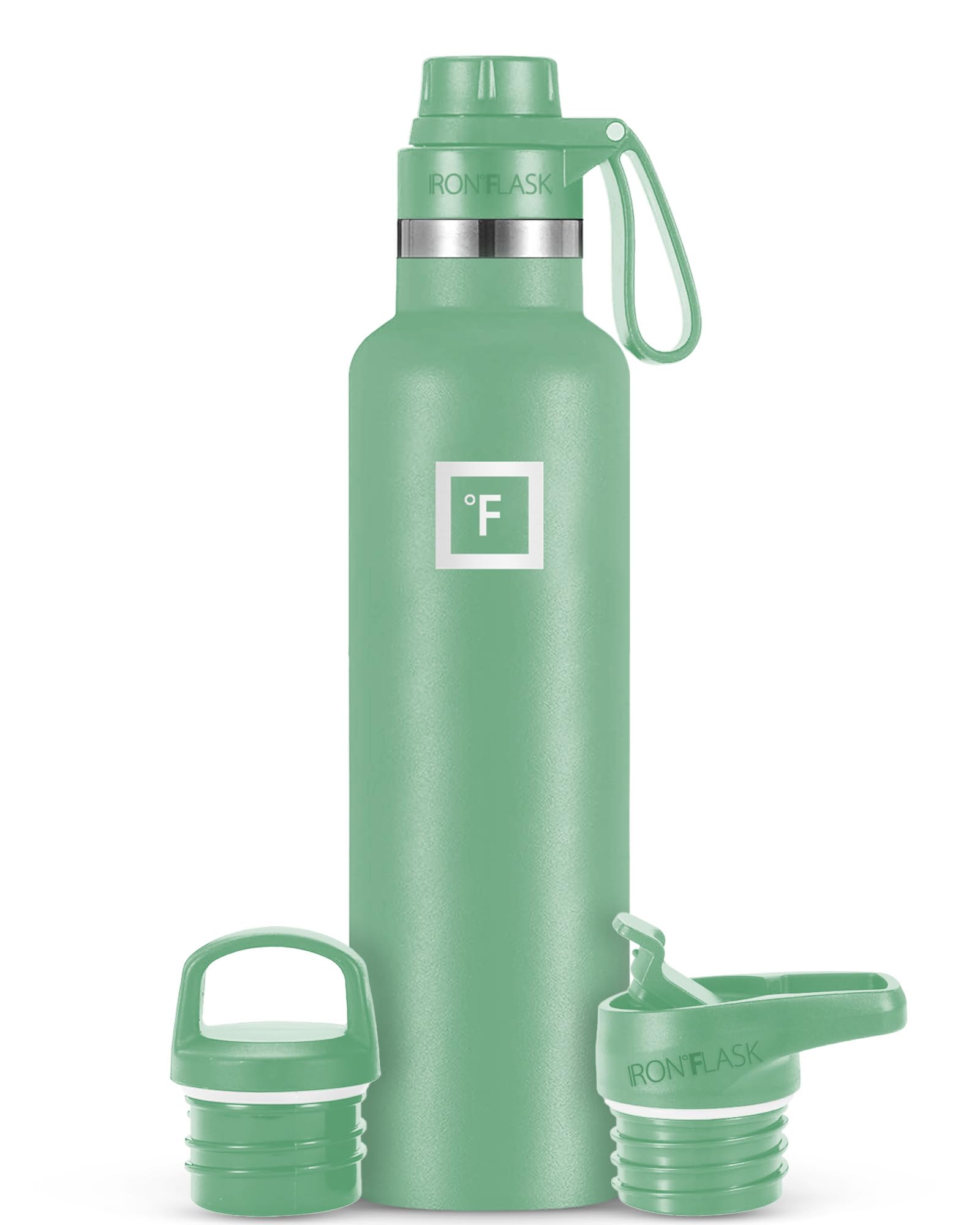 Botella De Agua Iron °flask Para Acampar Y Senderismo, 700 Ml Con 3 Tapas - Venta Internacional.