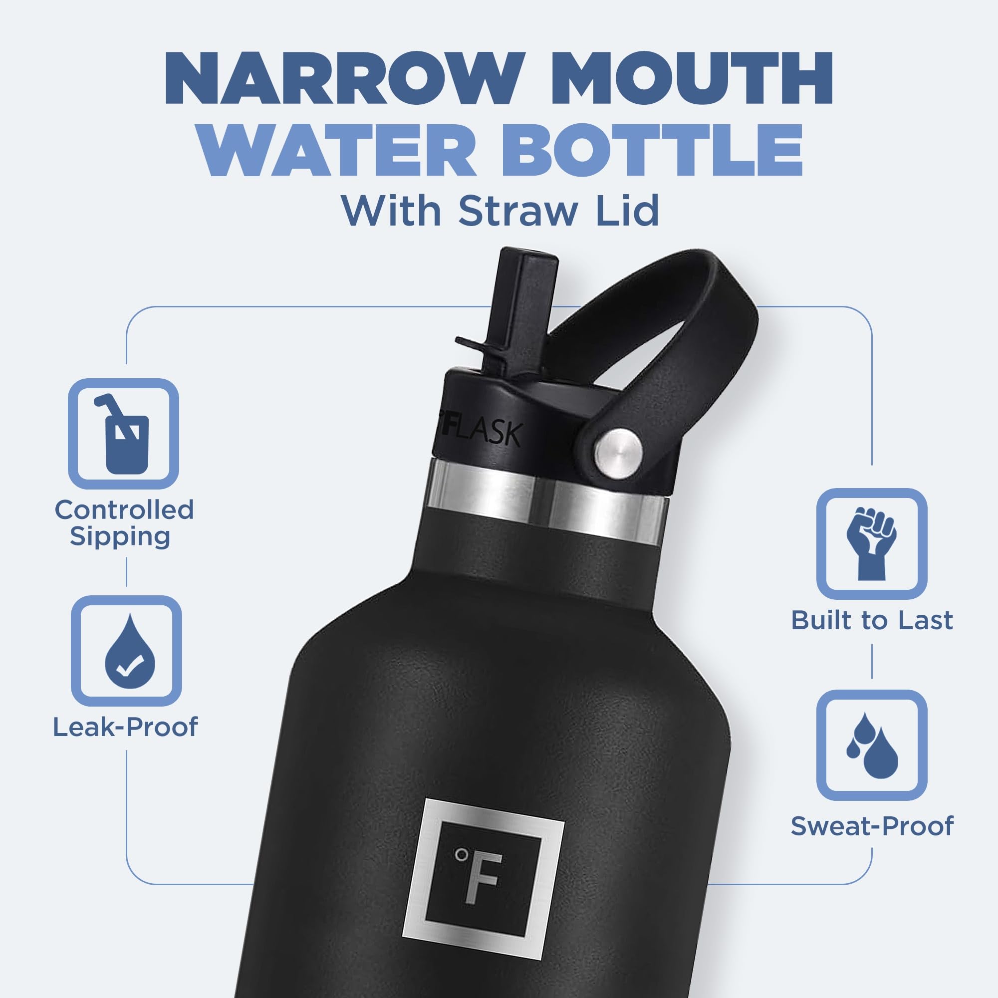 Foto 2 | Botella De Agua Iron °flask Para Acampar Y Senderismo, 950 Ml, Acero Inoxidable - Venta Internacional.